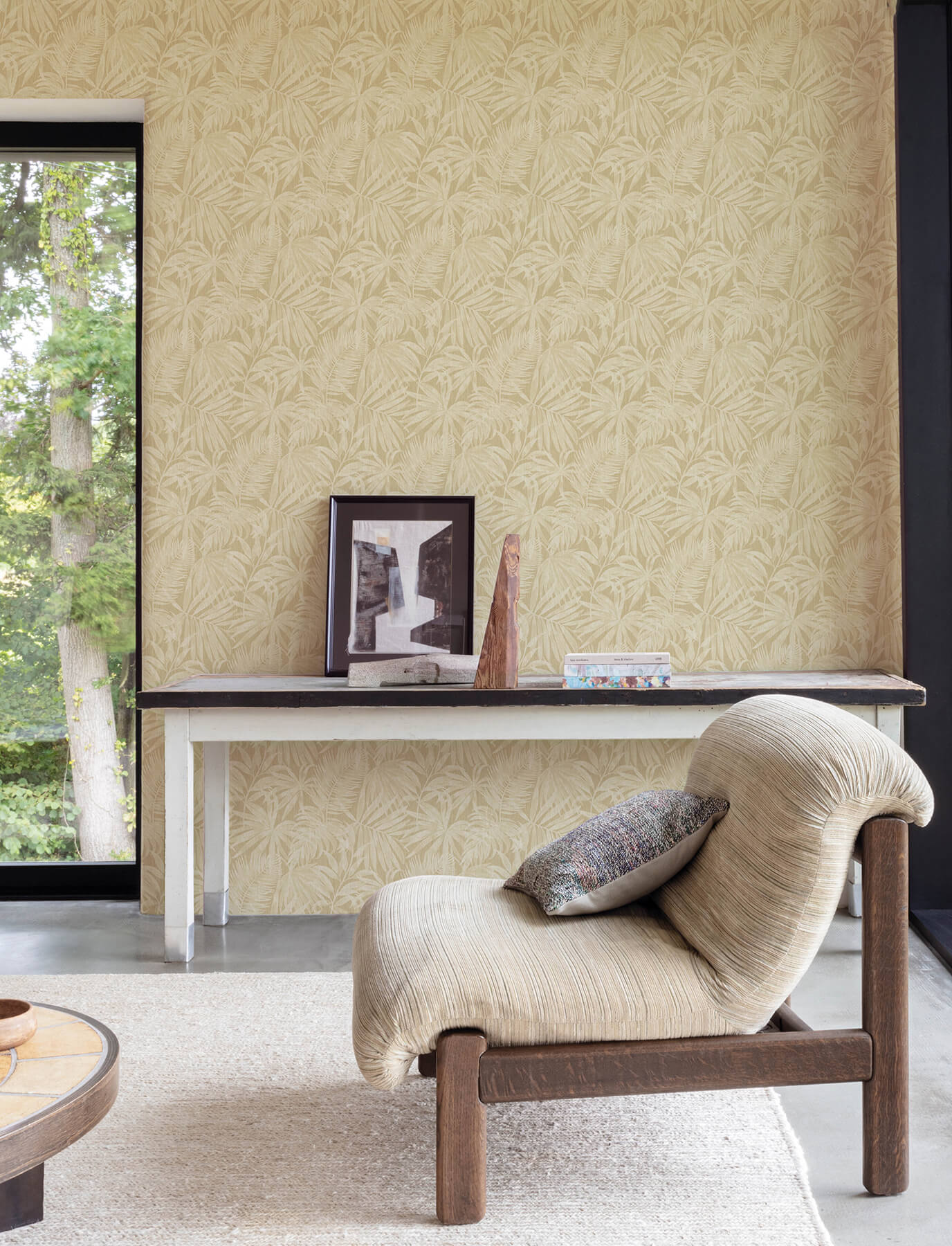 sonny-light-brown-fronds-wallpaper-york-wallcoverings-4191-83028 - York Wallcoverings Papel pintado