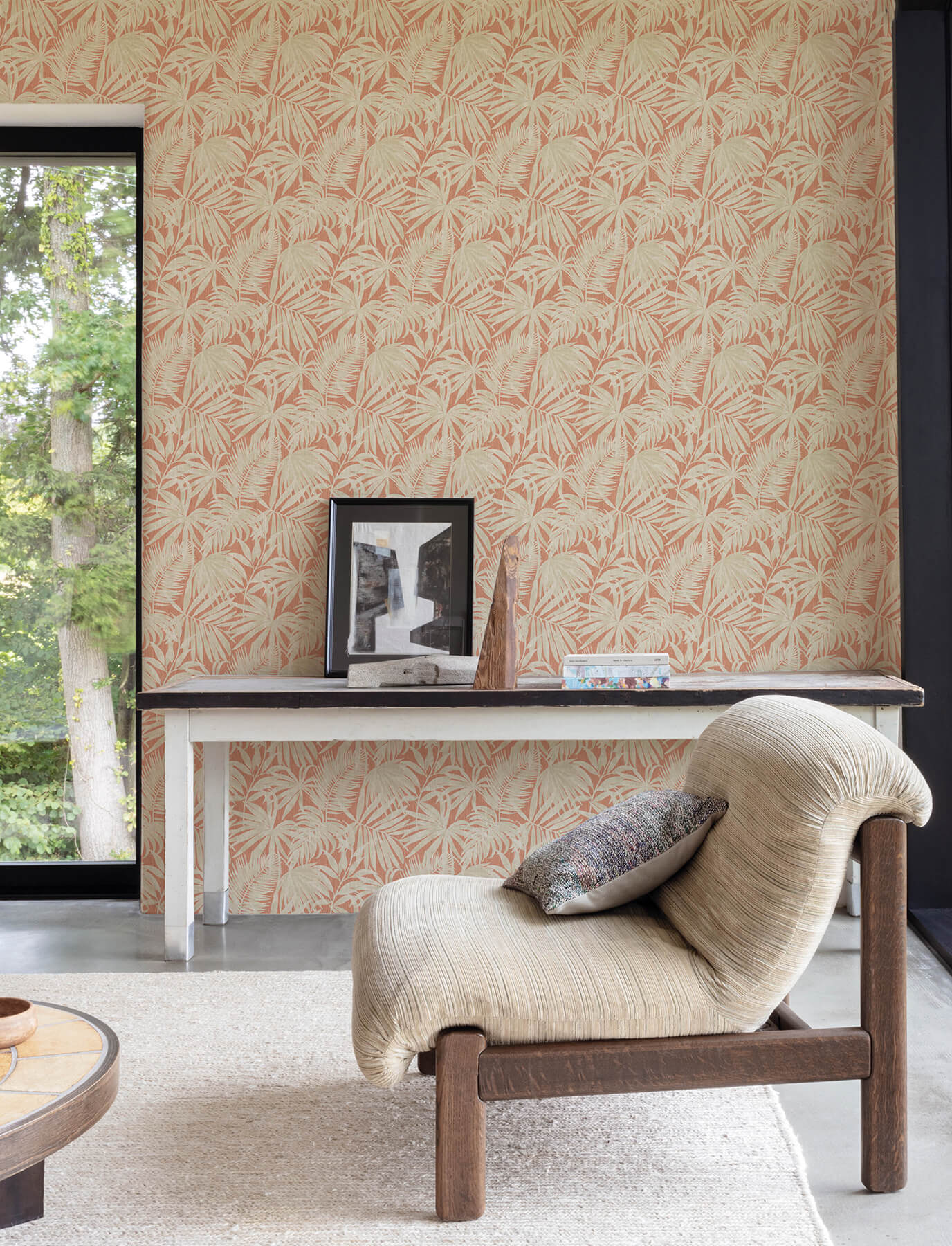 sonny-rust-fronds-wallpaper-york-wallcoverings-4191-83029 - York Wallcoverings Papel pintado