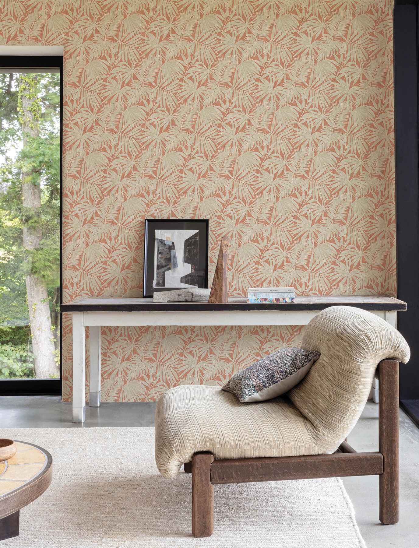 Sonny Rust Fronds Wallpaper - York Wallcoverings - 4191-83029 - York Wallcoverings Wallpaper