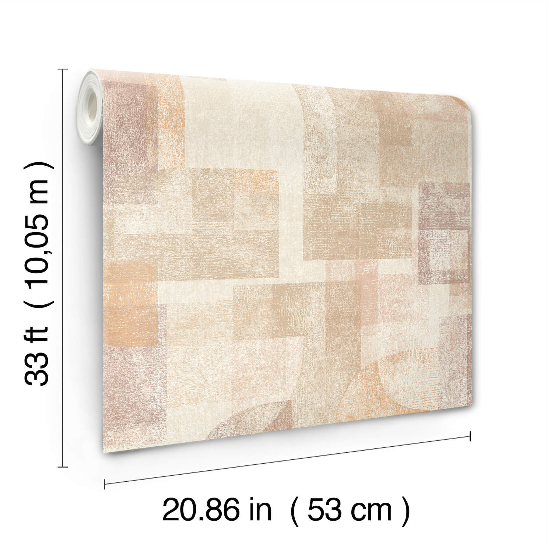 cassandra-rust-block-geometric-wallpaper-york-wallcoverings-4191-83033 - York Wallcoverings Papel pintado