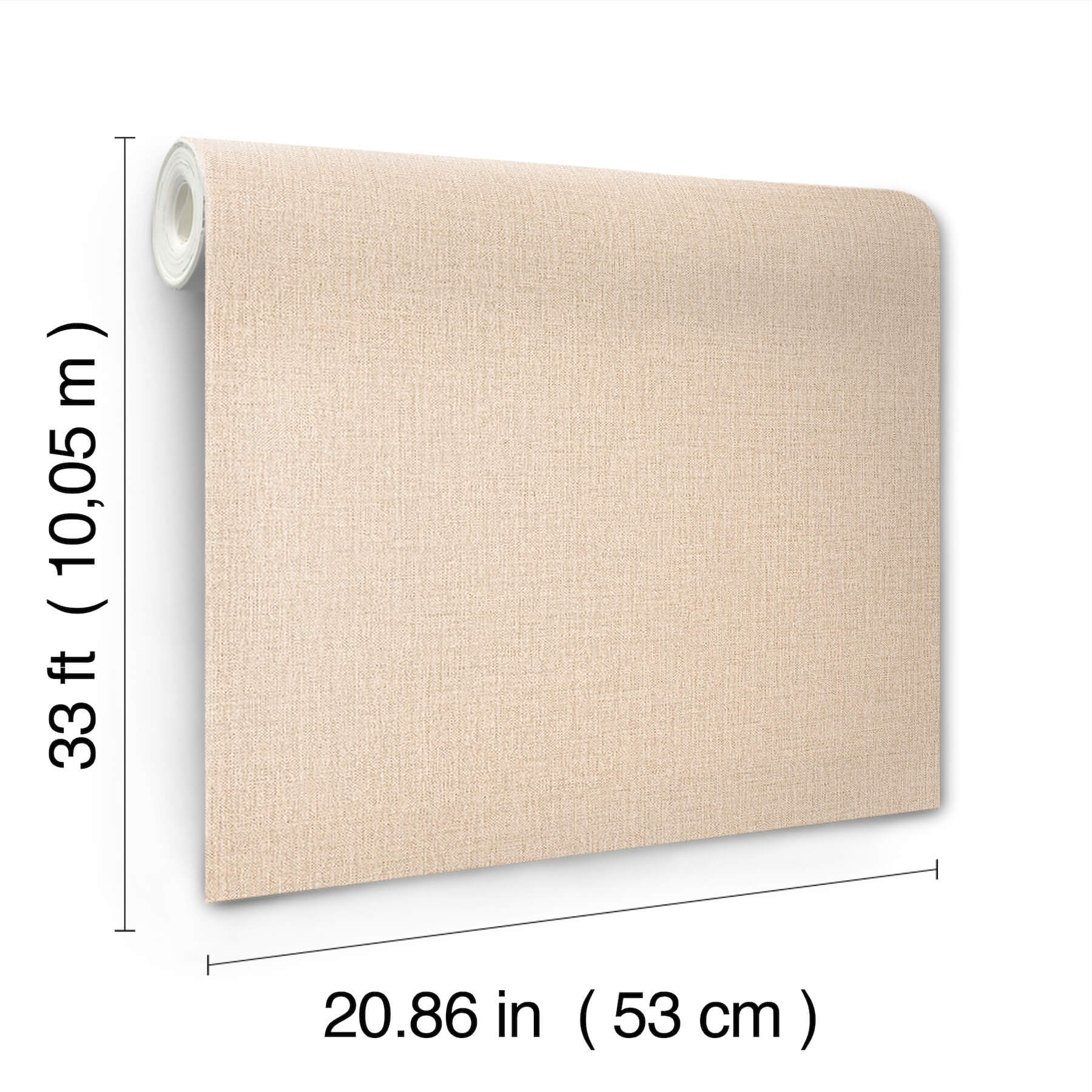 sonia-beige-faux-linen-wallpaper-york-wallcoverings-4191-83035 - York Wallcoverings Papel pintado