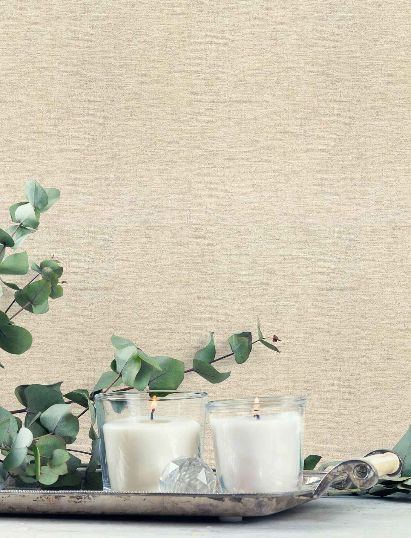 Tansy Neutral Distressed Wallpaper - York Wallcoverings - 4191-83038