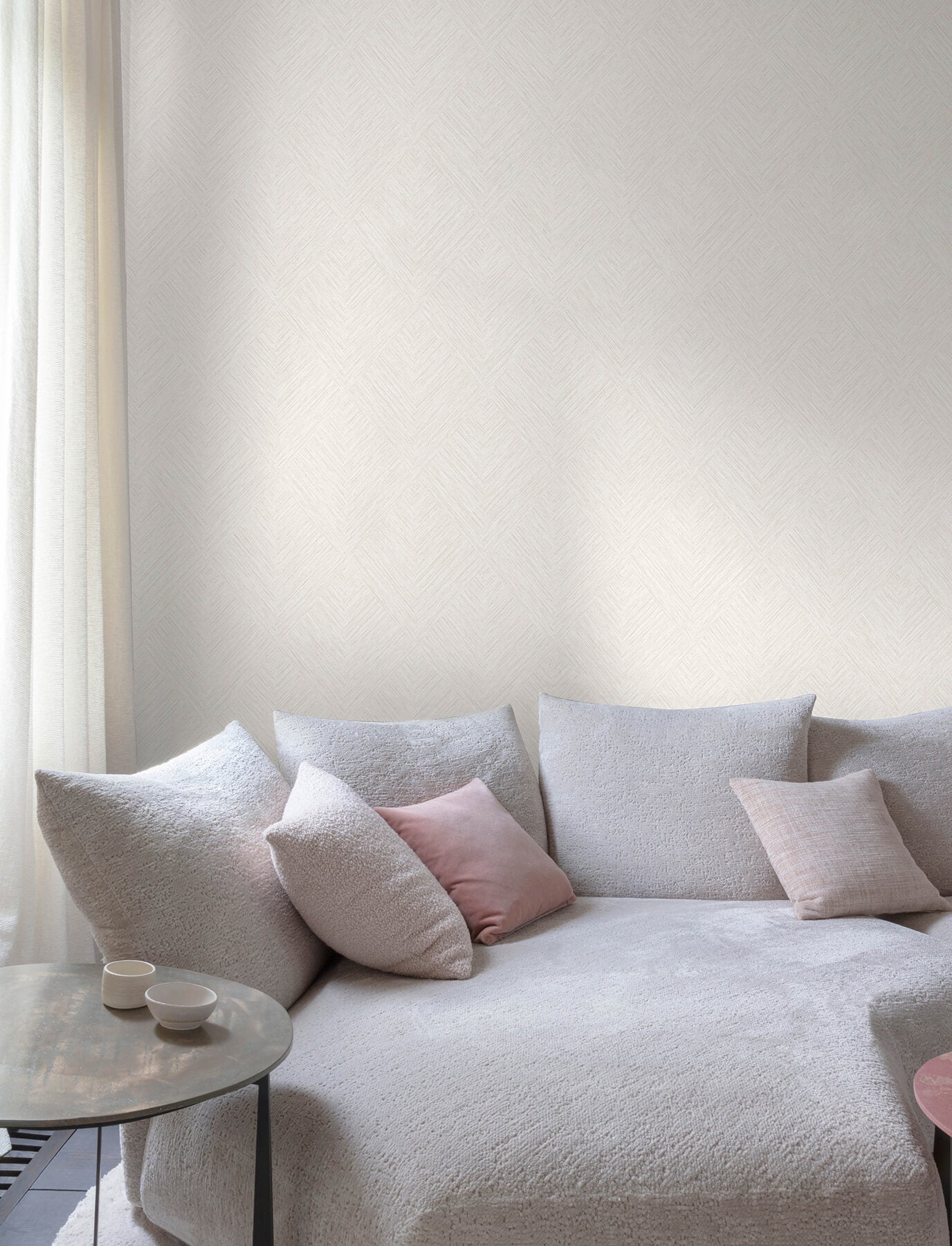 hollis-beige-textured-diamond-wallpaper-york-wallcoverings-4191-83043 - York Wallcoverings Papel pintado