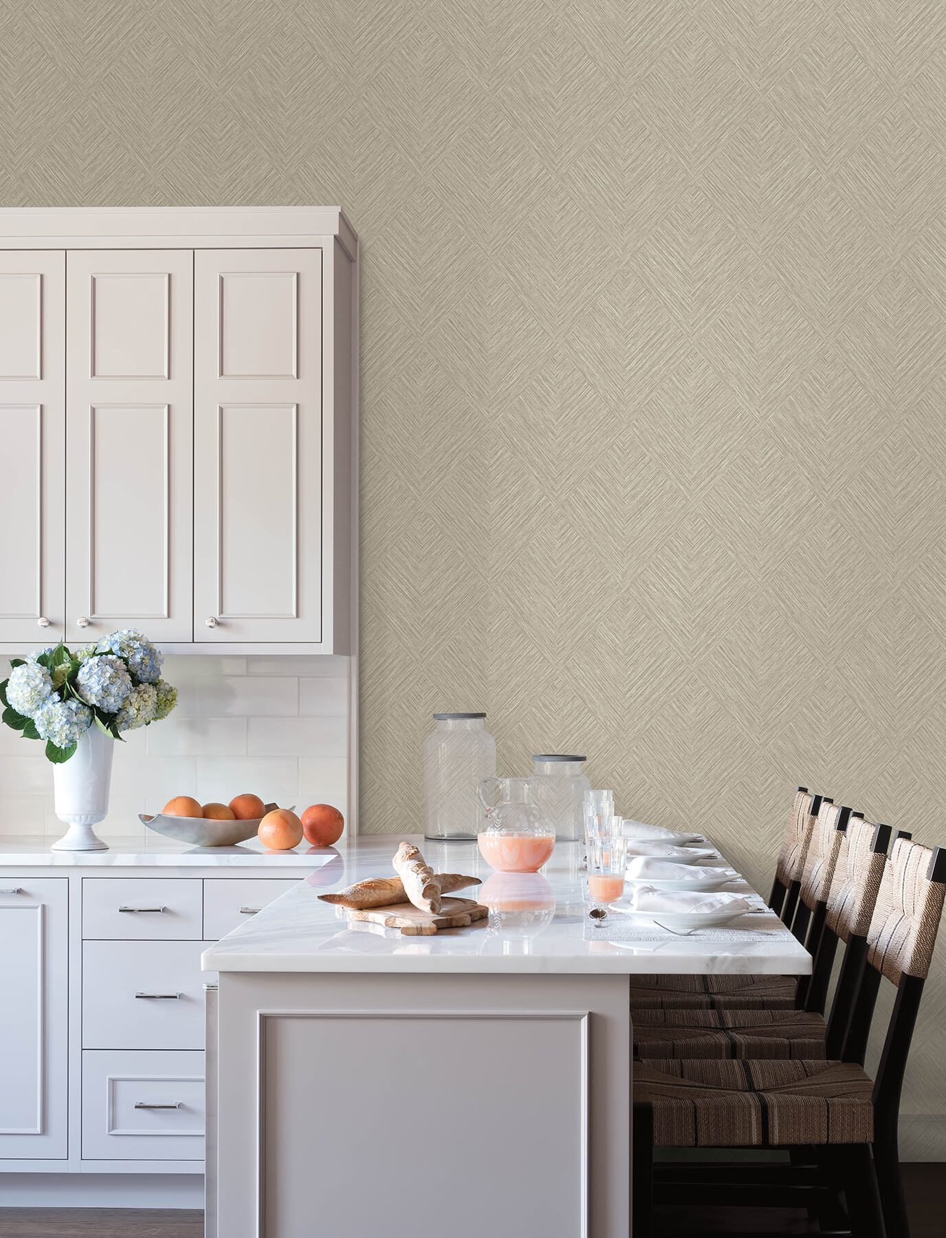hollis-taupe-textured-diamond-wallpaper-york-wallcoverings-4191-83045 - York Wallcoverings Papel pintado