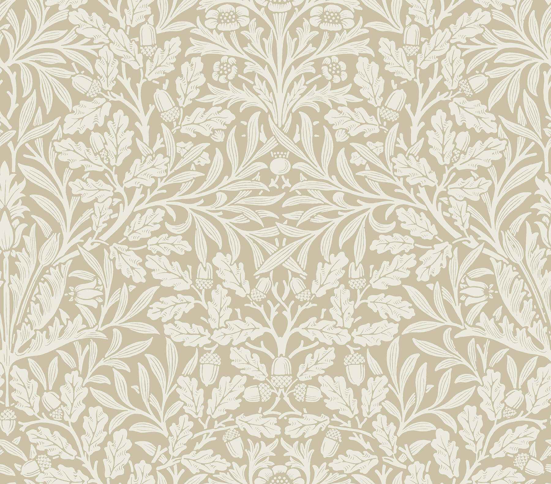 Acorn Wheat Peel and Stick Wallpaper - York Wallcoverings - MCS6589 - York Wallcoverings Wallpaper