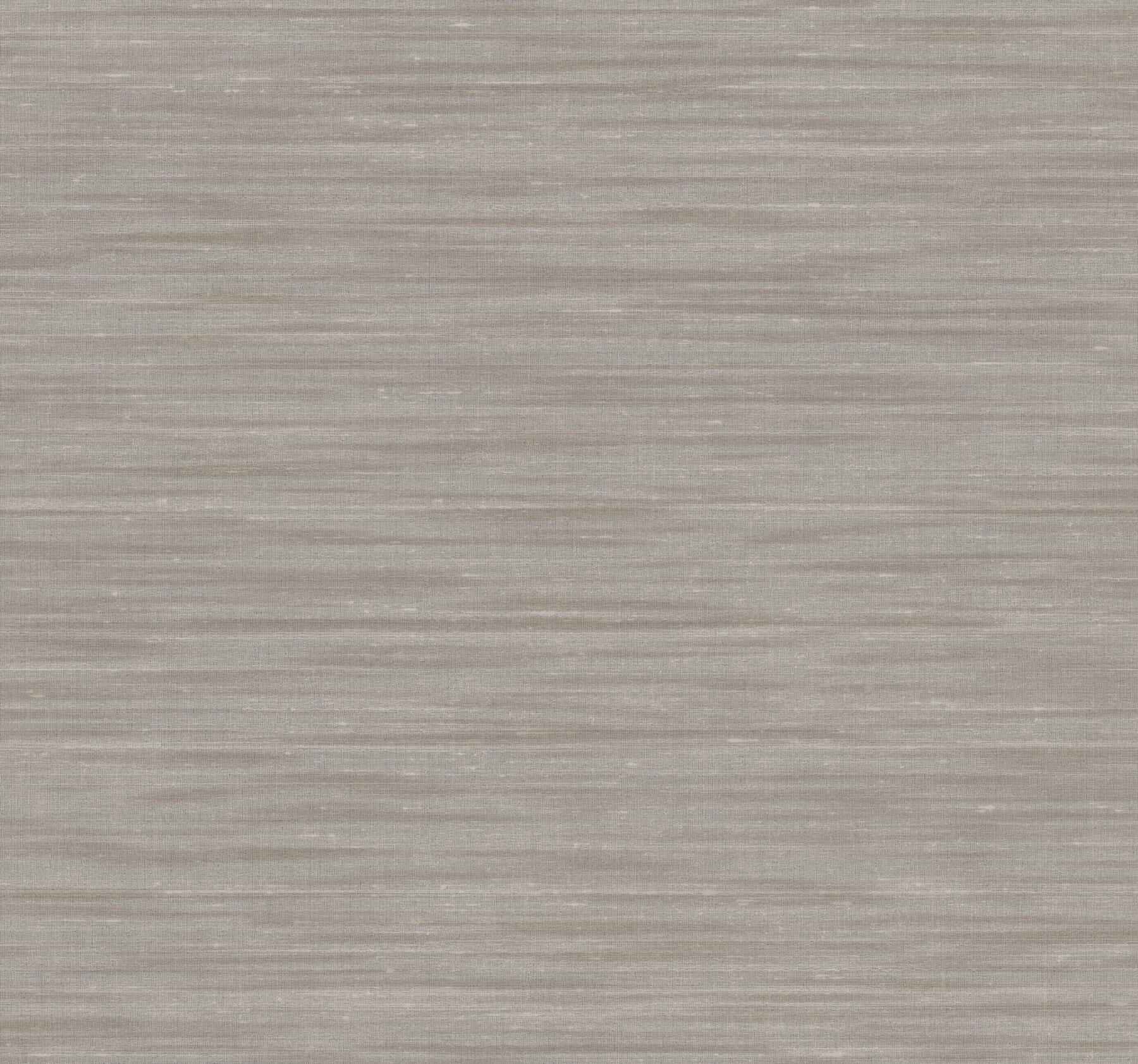 Sari Silk Grey Faux Fabric Wallpaper - York Wallcoverings - UW1002N