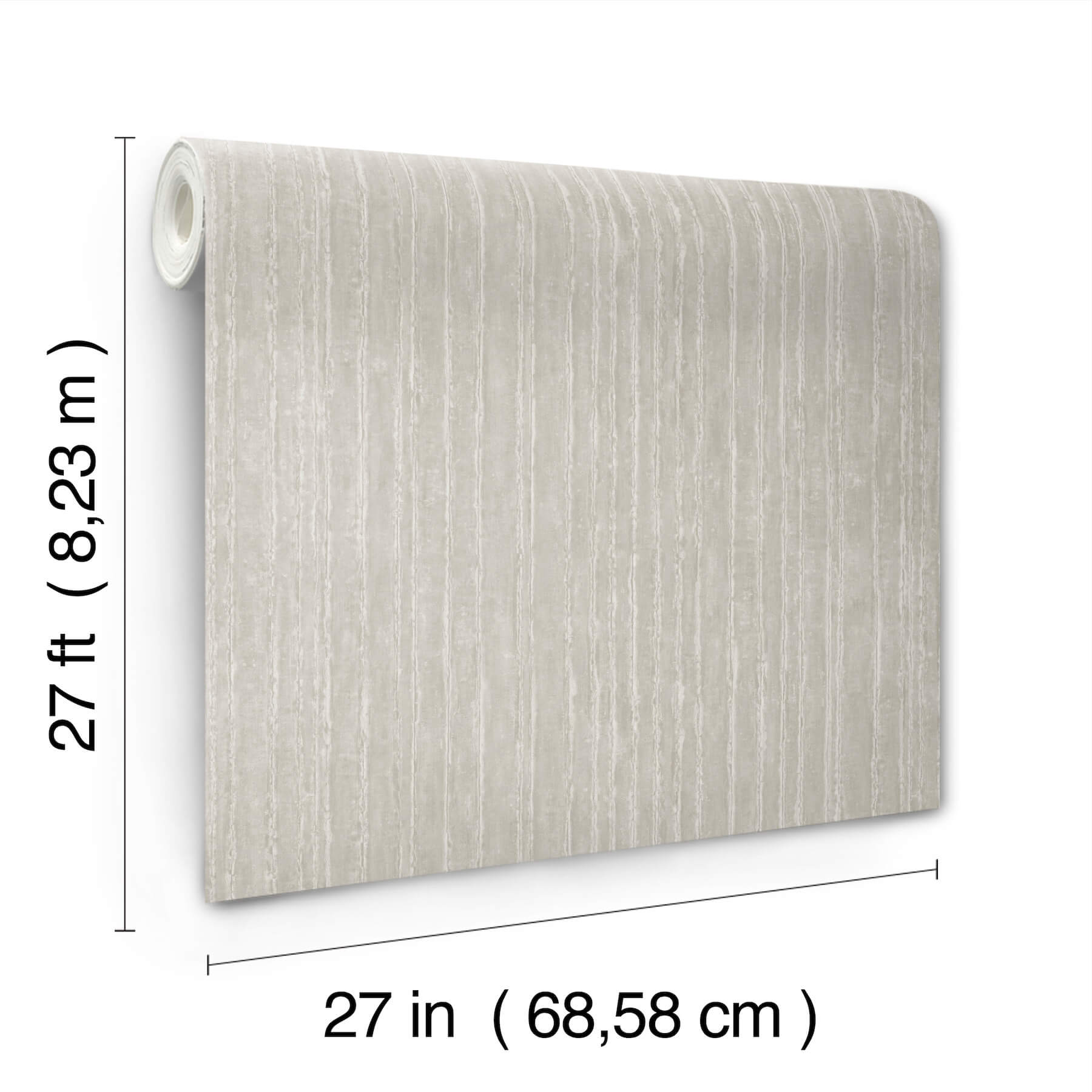 precious-metal-silver-corrugated-wallpaper-york-wallcoverings-uw1024n - York Wallcoverings Wallpaper