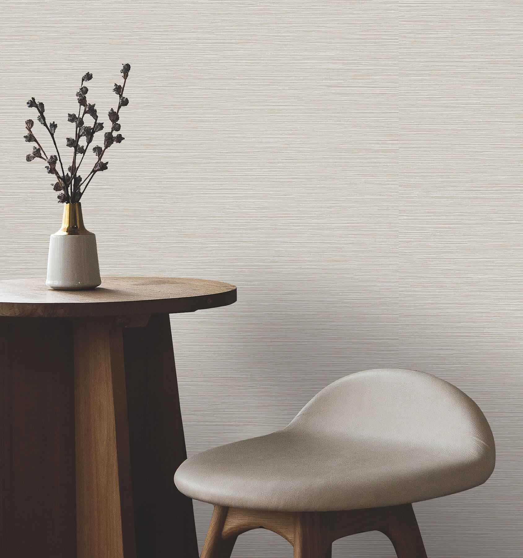Oasis Brass Faux Grasscloth Wallpaper - York Wallcoverings - UW1069N - York Wallcoverings Wallpaper