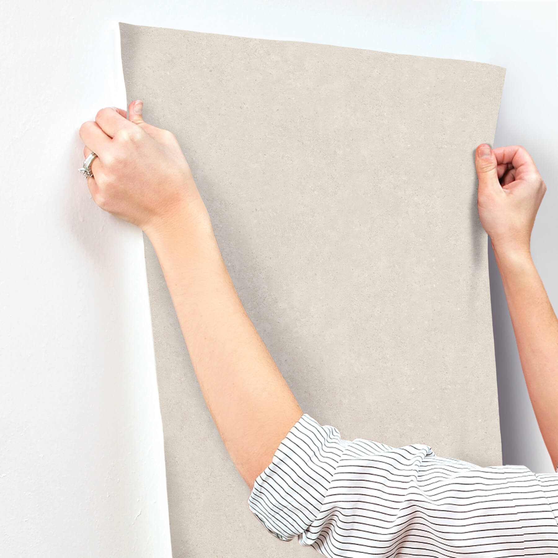 artisan-stone-light-grey-texture-wallpaper-york-wallcoverings-uw1079n - York Wallcoverings Wallpaper
