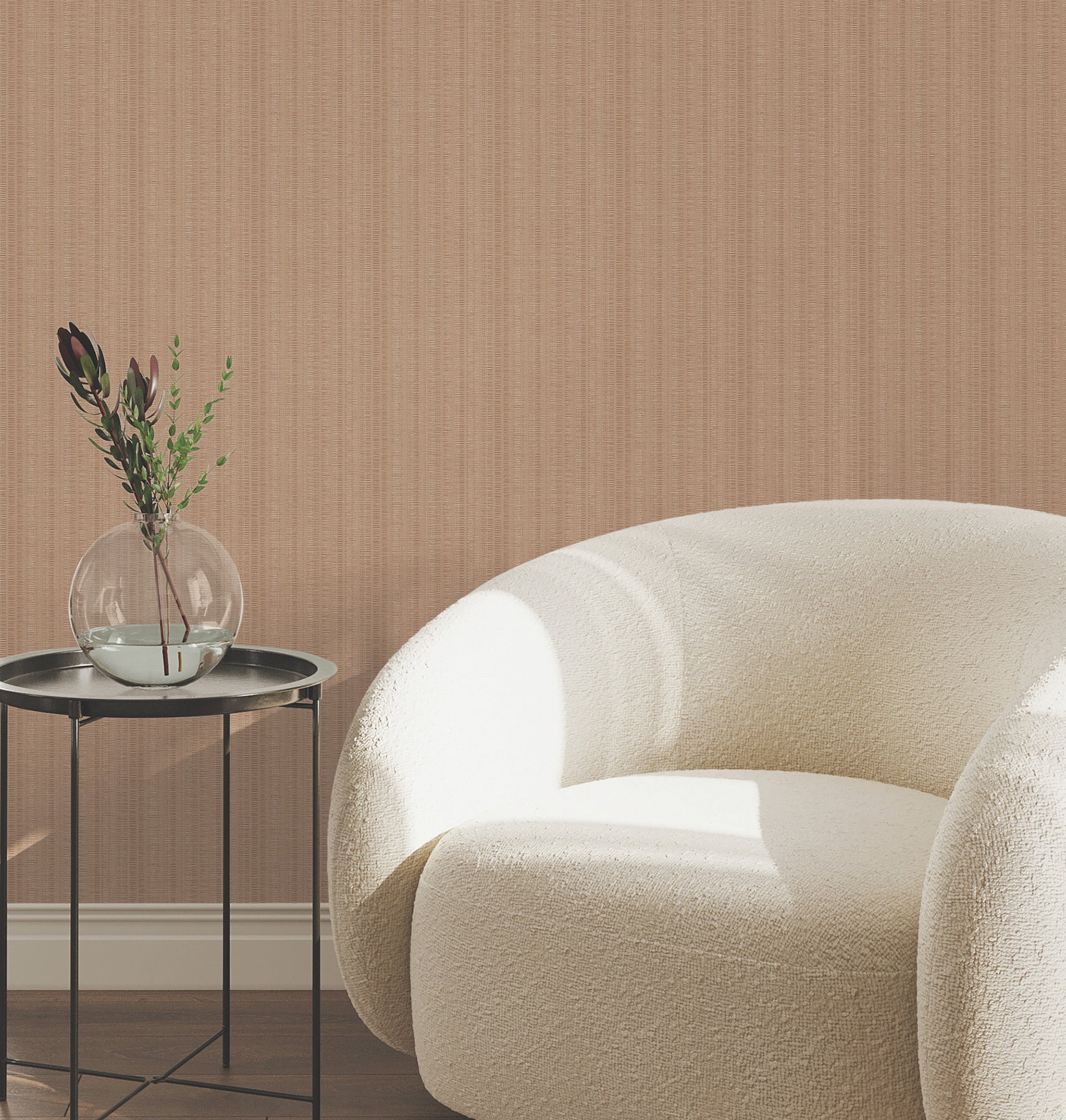 line-in-the-sand-salmon-woven-stripe-wallpaper-york-wallcoverings-uw1096n