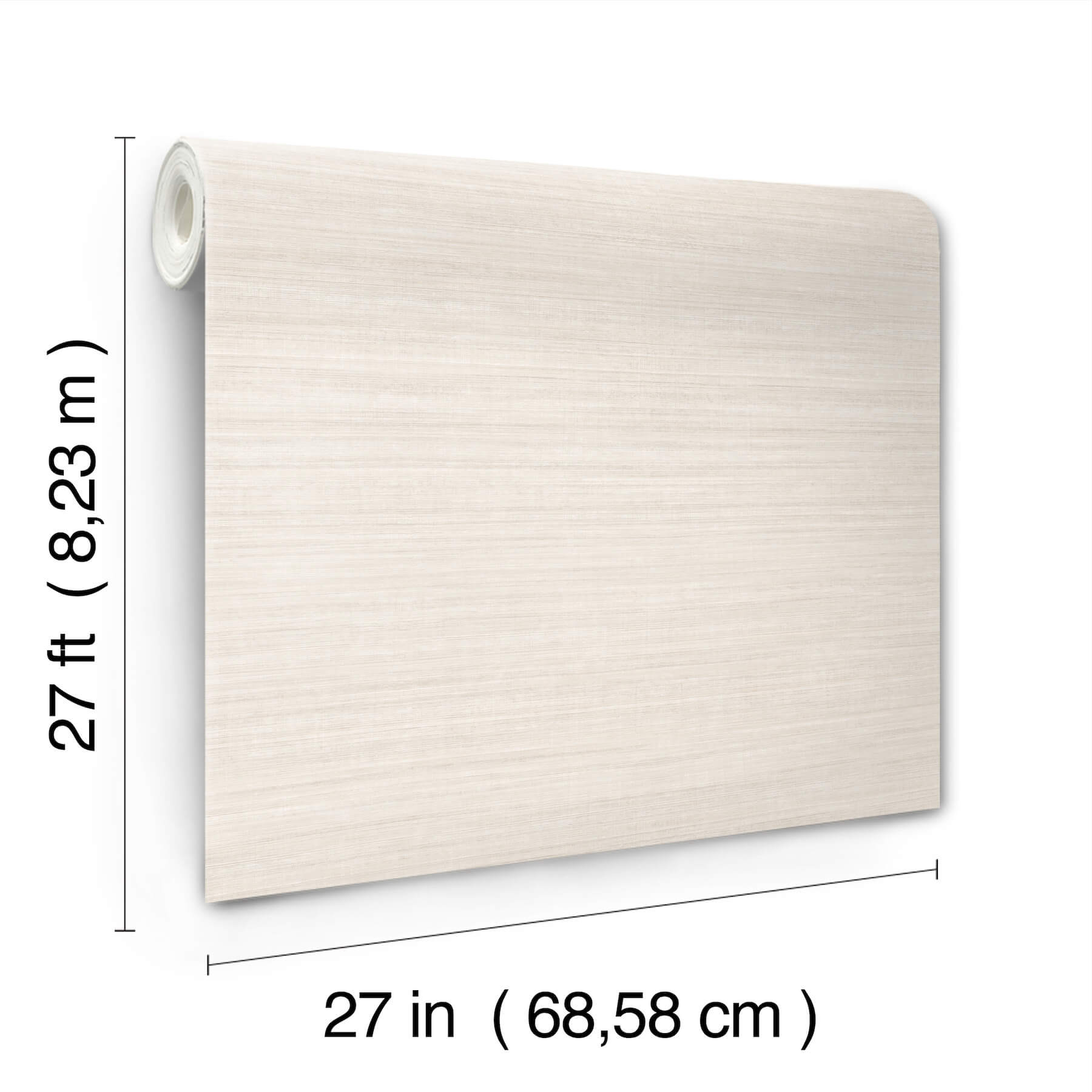 silk-essence-cream-faux-fabric-wallpaper-york-wallcoverings-uw1100n - York Wallcoverings Wallpaper