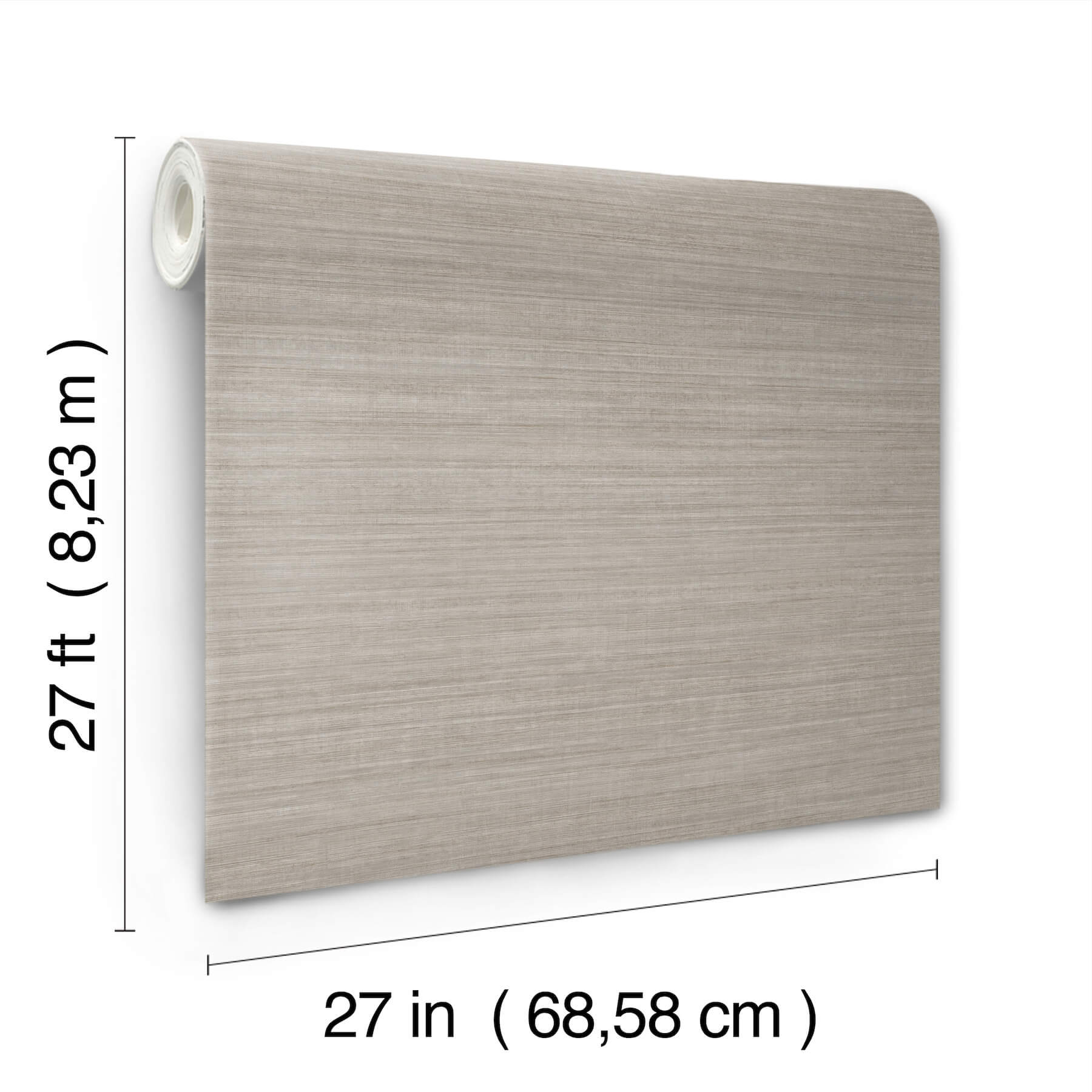 silk-essence-neutral-faux-fabric-wallpaper-york-wallcoverings-uw1102n - York Wallcoverings Wallpaper
