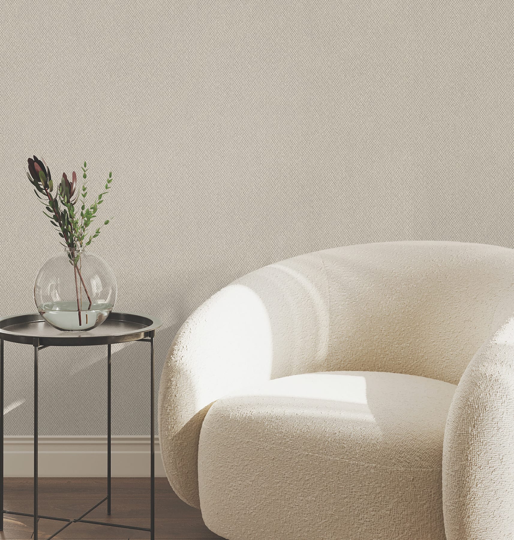 Tisket a Tasket Grey Basketweave Wallpaper - York Wallcoverings - UW1119N - York Wallcoverings Wallpaper