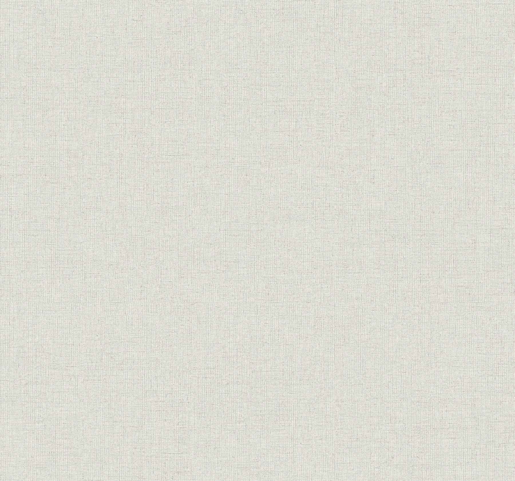 Heathered Linen Off White Faux Fabric Wallpaper - York Wallcoverings - UW1125N