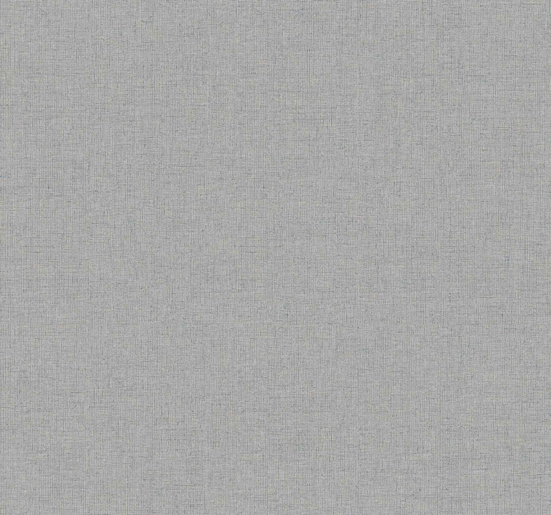 Heathered Linen Light Blue Faux Fabric Wallpaper - York Wallcoverings - UW1126N