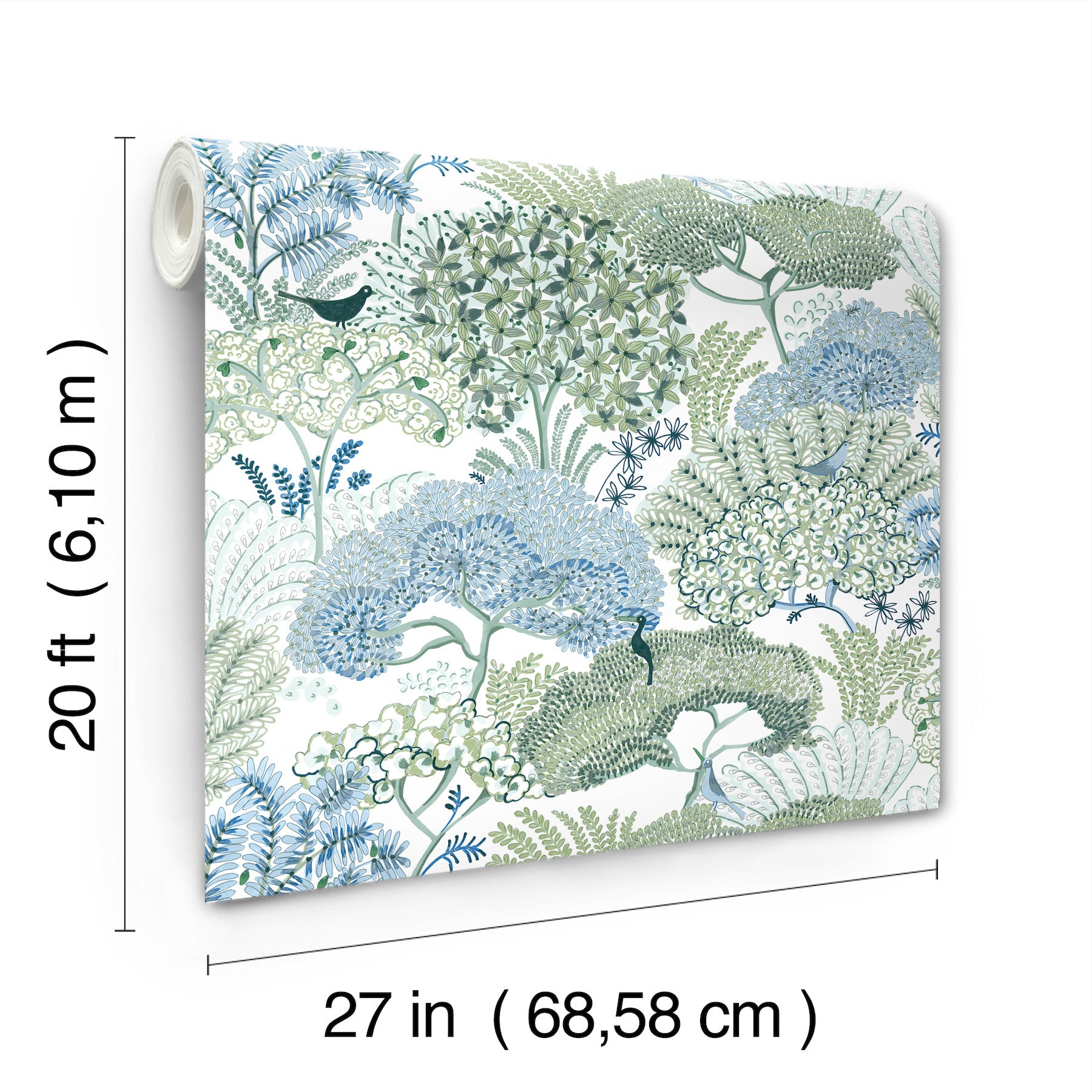 everbloom-forest-green-botanical-peel-stick-wallpaper-york-wallcoverings-psw1697rl