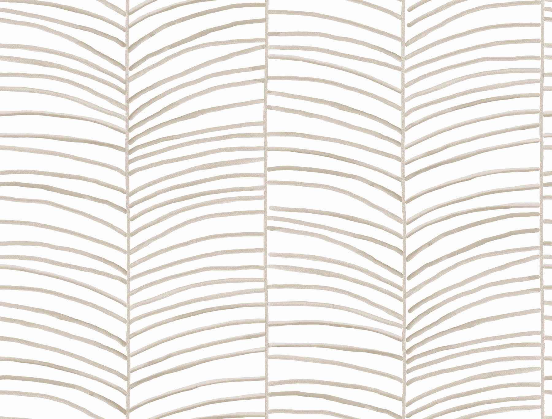 Cascade Palm Taupe Chic Tropics Peel Stick Wallpaper - York Wallcoverings - PSW1702RL