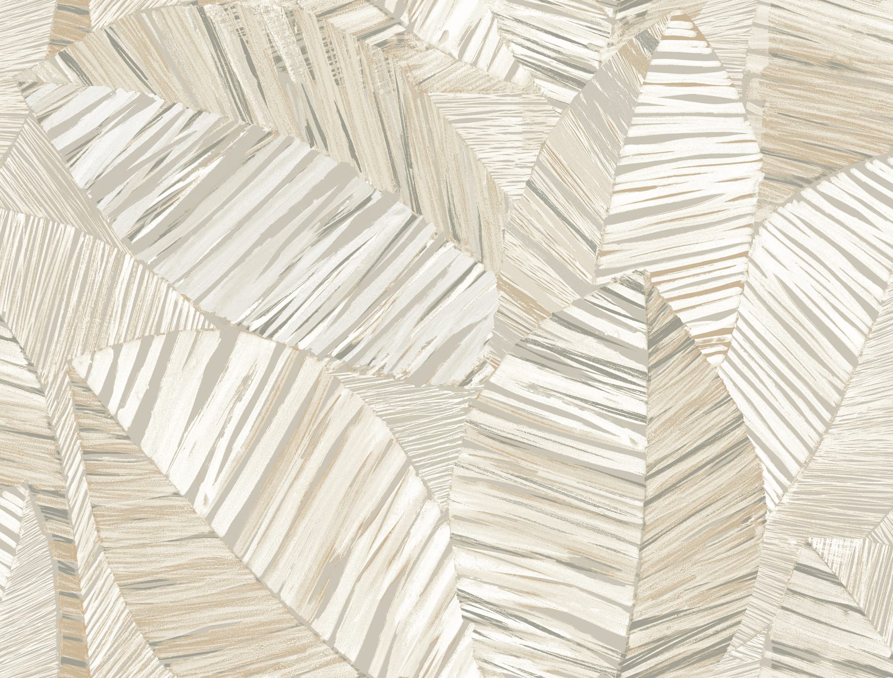 Crown Canopy Neutral Palm Peel Stick Wallpaper - York Wallcoverings - PSW1705RL - York Wallcoverings Wallpaper