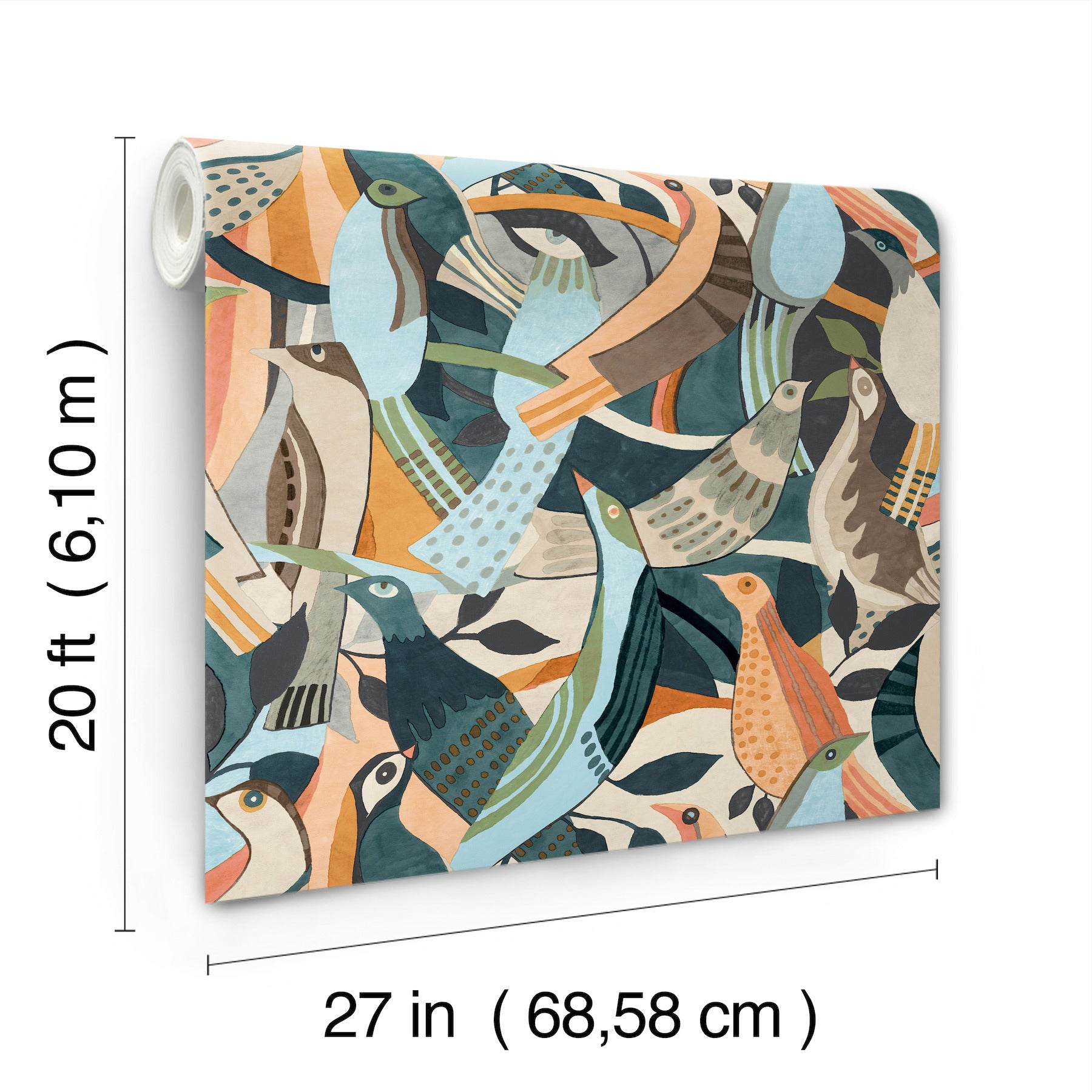 fauvist-flock-coral-abstract-peel-stick-wallpaper-york-wallcoverings-psw1707rl