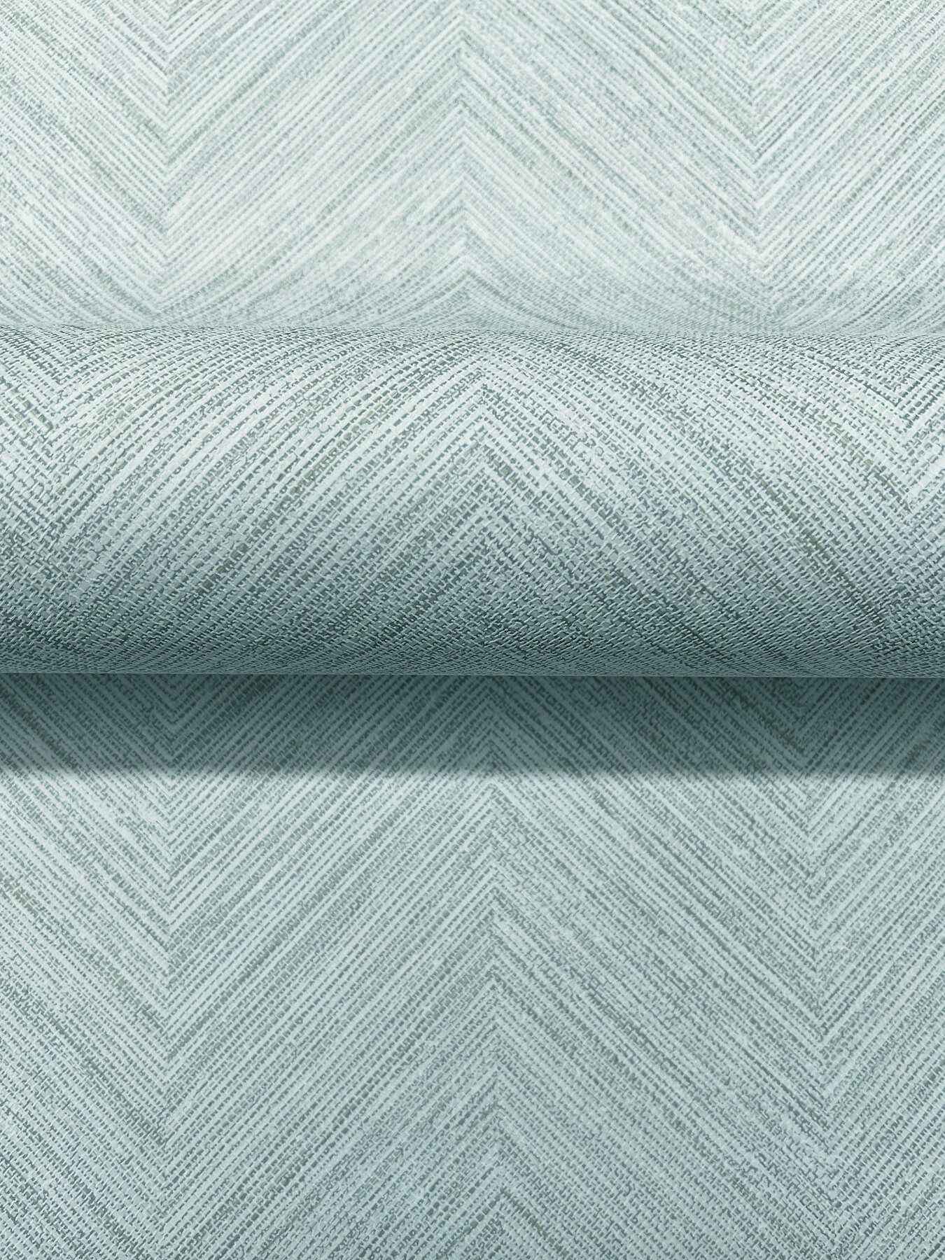 Caladesi Aqua Linen Chevron Wallpaper - York Wallcoverings - 4192-13672 - York Wallcoverings Wallpaper