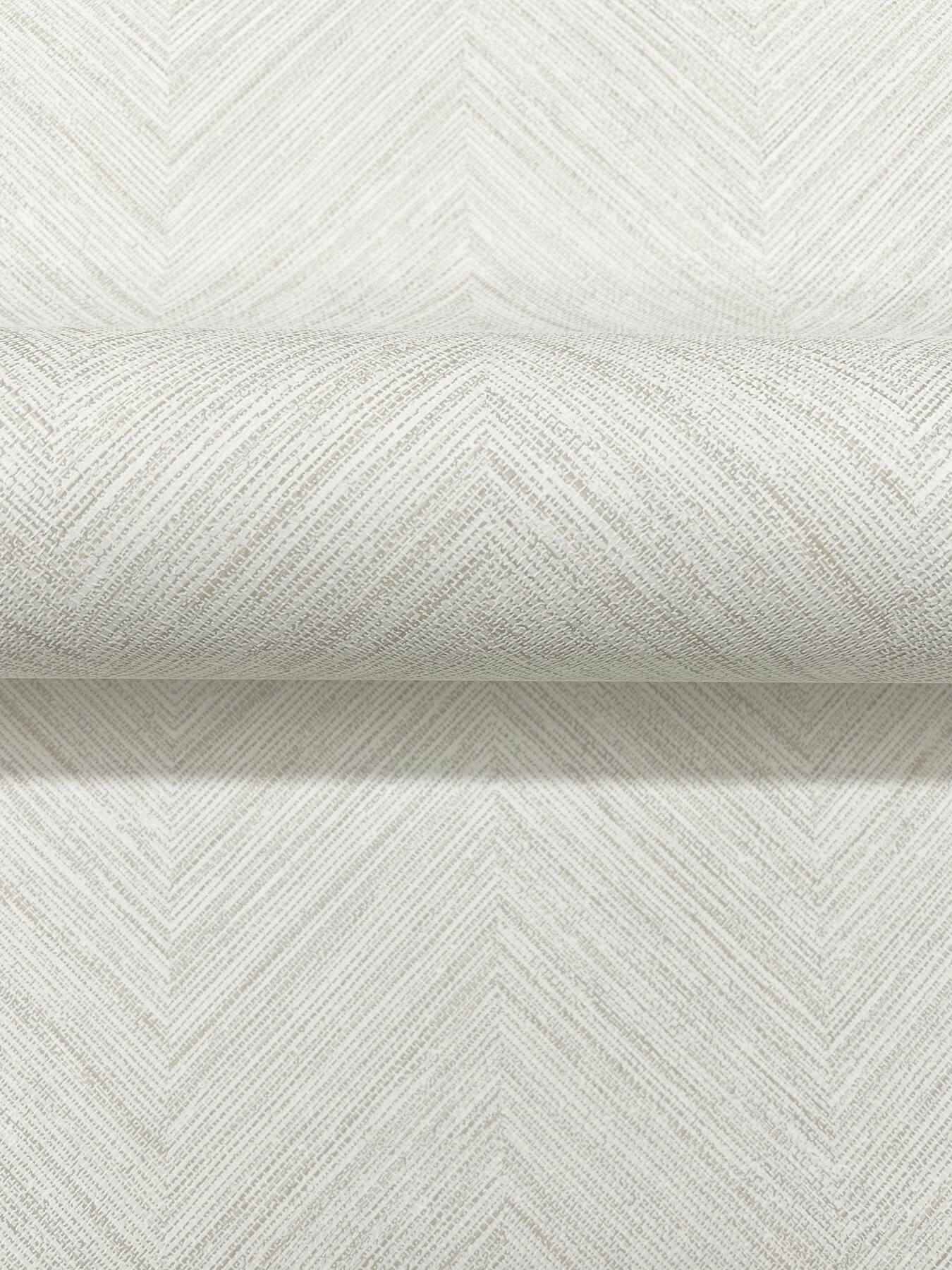 Caladesi Light Grey Linen Chevron Wallpaper - York Wallcoverings - 4192-13679 - York Wallcoverings Wallpaper