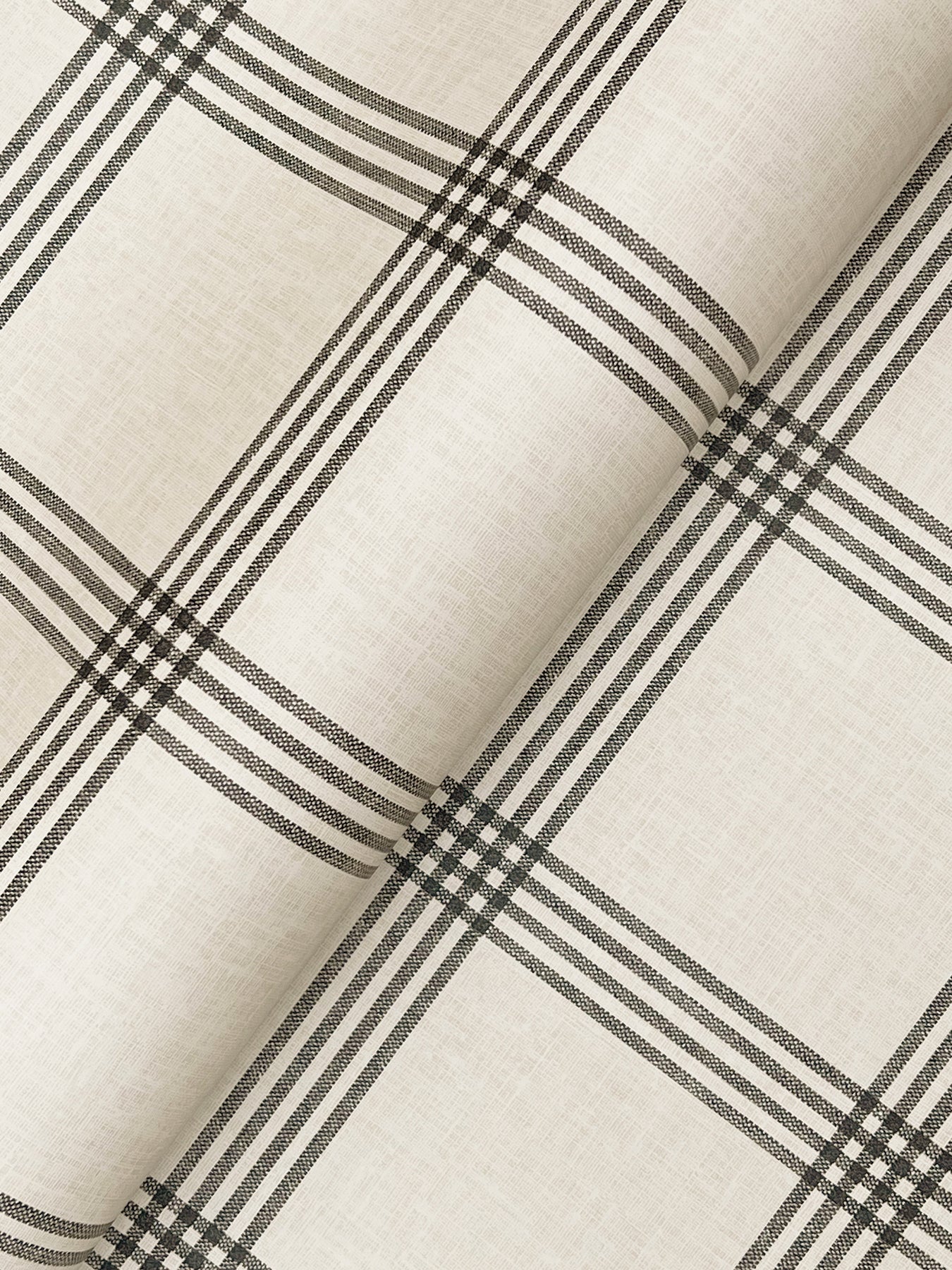 Twain Black Plaid Wallpaper - York Wallcoverings - 4192-24479 - York Wallcoverings Wallpaper