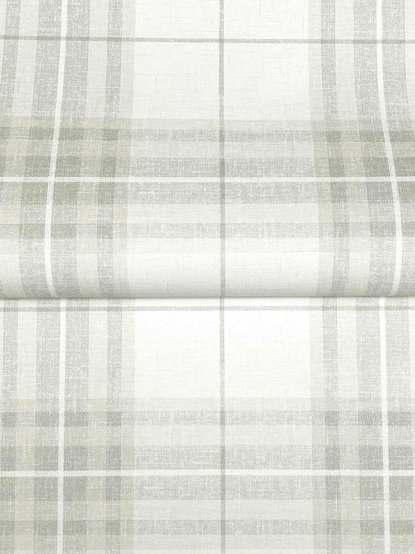 cabin-check-grey-plaid-wallpaper-york-wallcoverings-4192-27693 - York Wallpaper Wallpaper