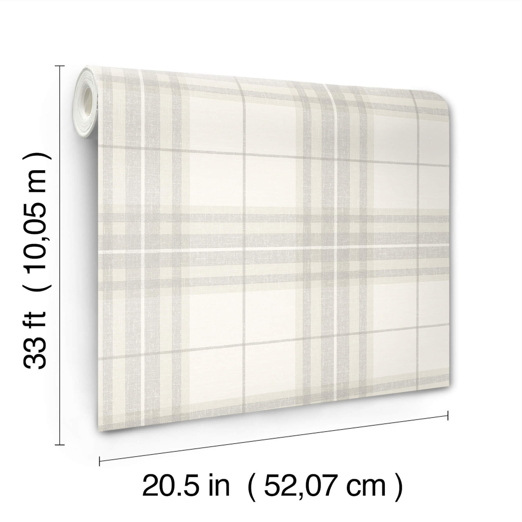 cabin-check-grey-plaid-wallpaper-york-wallcoverings-4192-27693 - York Wallcoverings Wallpaper
