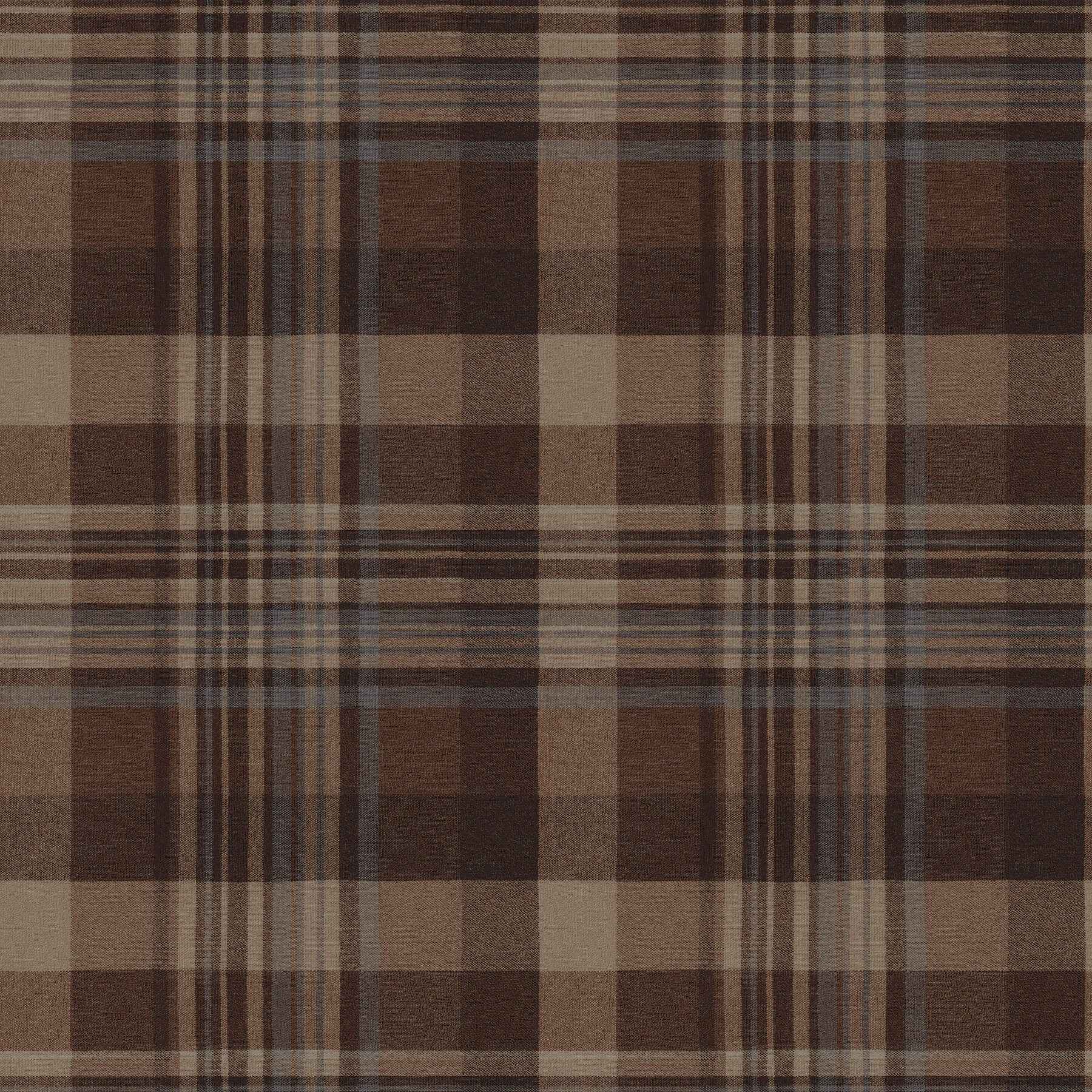 Dutton Plaid Rust Flannel Wallpaper - York Wallcoverings - 4192-72636 - York Wallcoverings Wallpaper