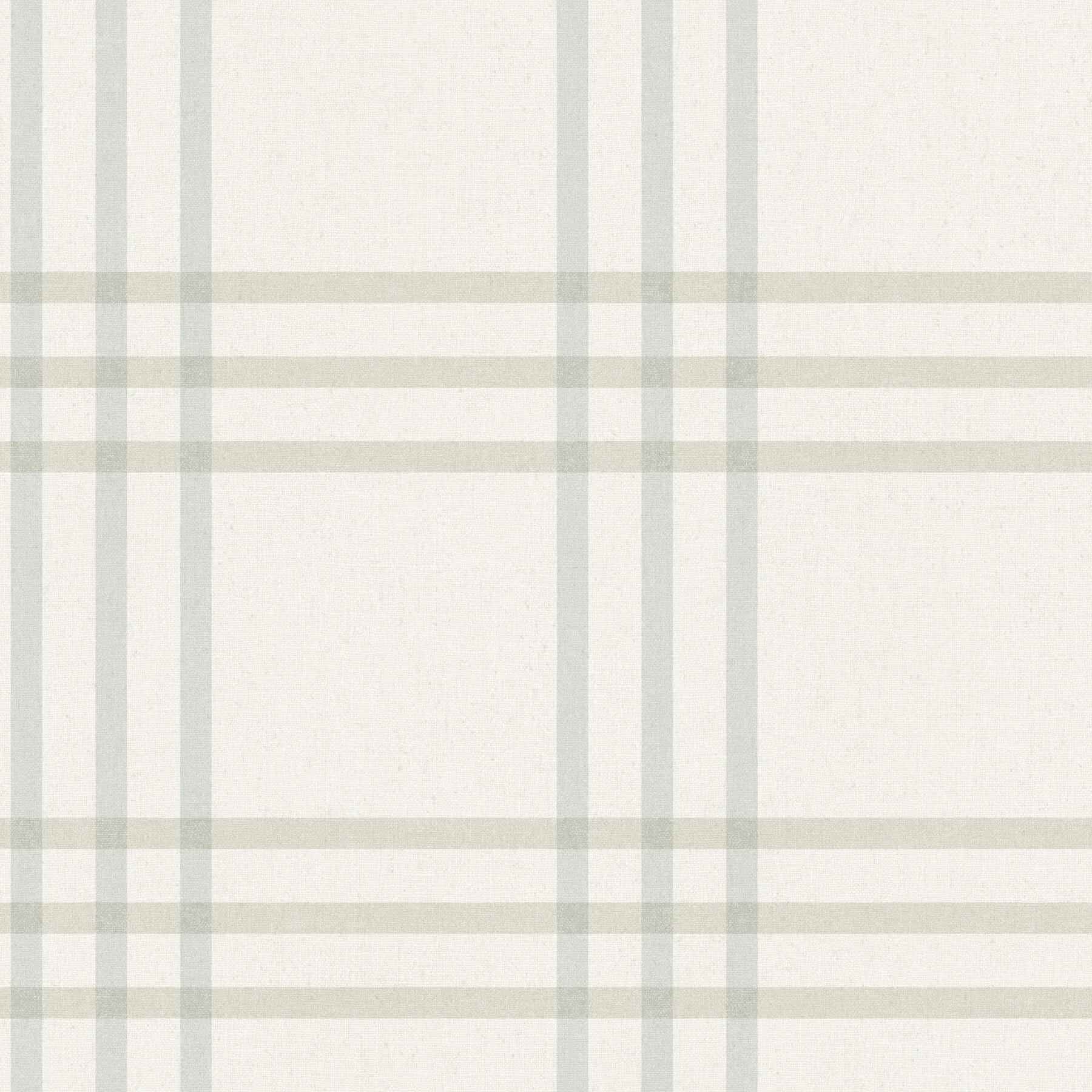 Fletcher Aqua Plaid Wallpaper - York Wallcoverings - 4192-83400 - York Wallcoverings Wallpaper