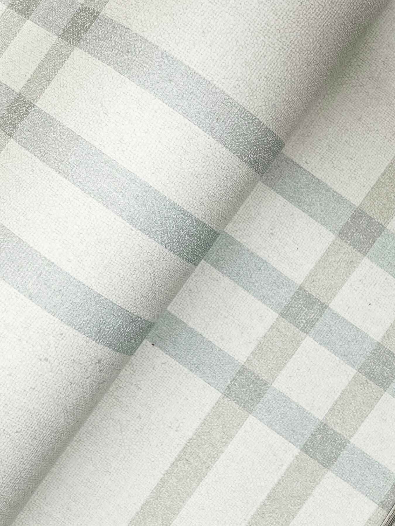 Fletcher Aqua Plaid Wallpaper - York Wallcoverings - 4192-83400 - York Wallcoverings Wallpaper