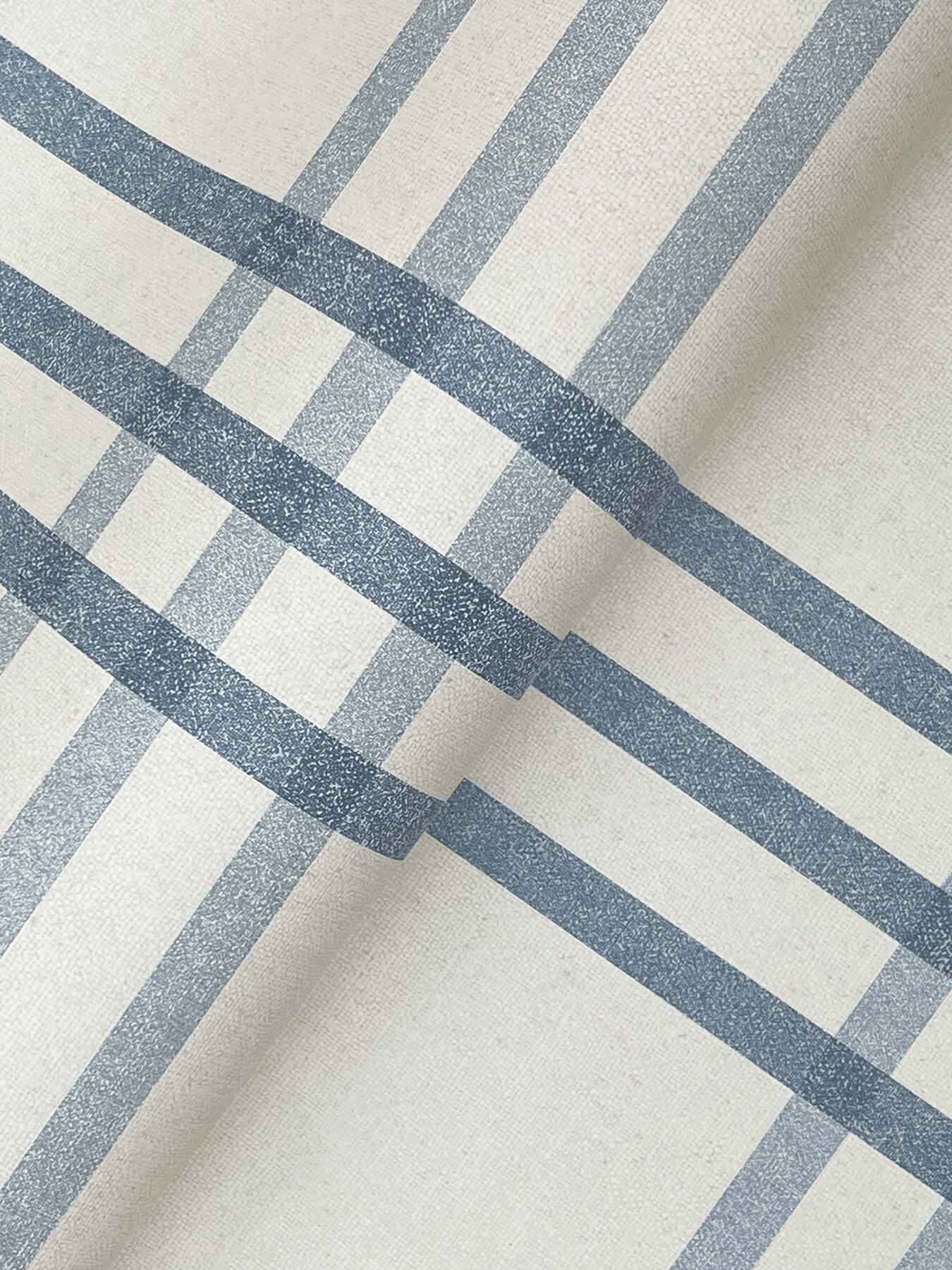 Fletcher Blue Plaid Wallpaper - York Wallcoverings - 4192-83402 - York Wallcoverings Wallpaper