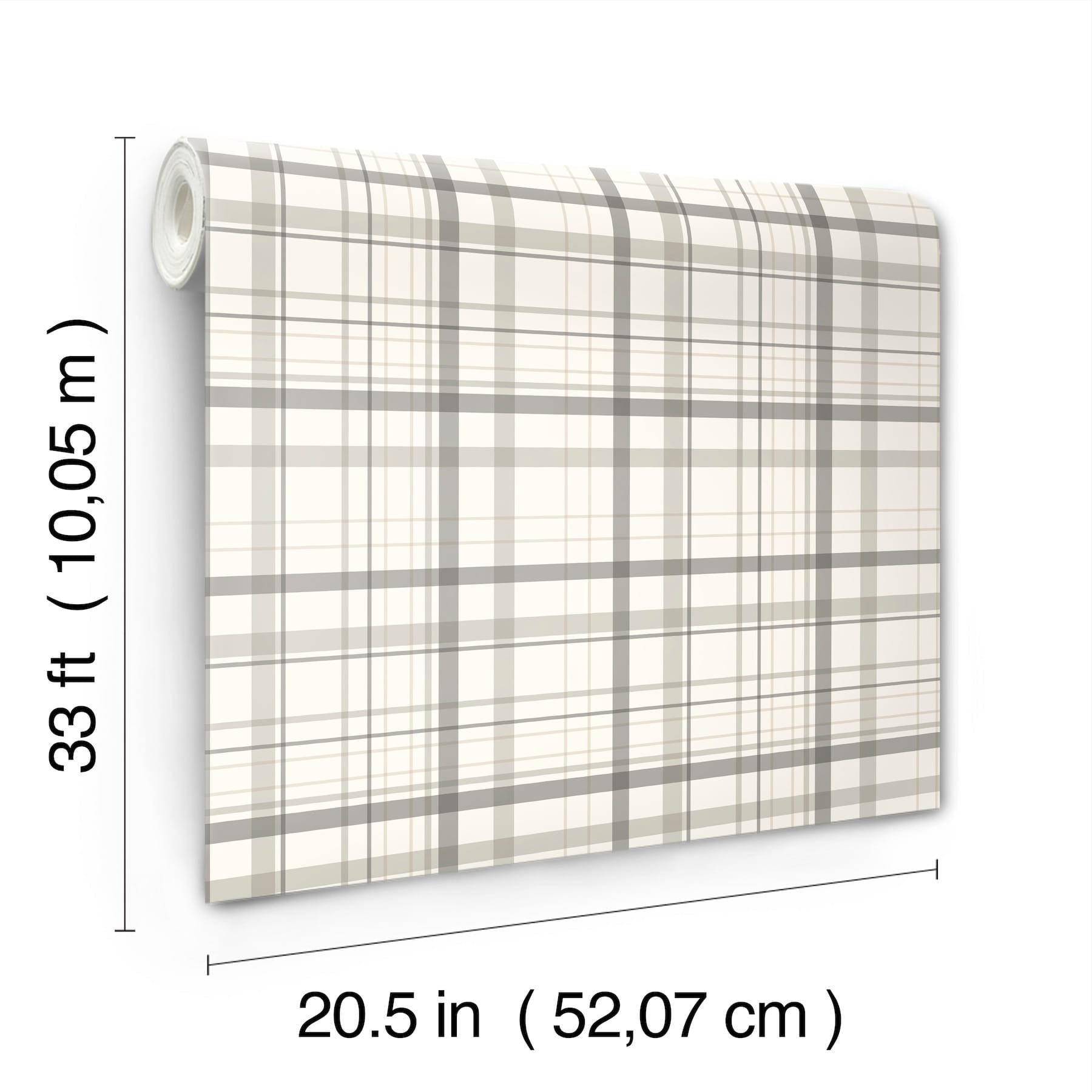 burgess-charcoal-plaid-wallpaper-york-wallcoverings-4192-83409 - York Wallpaper Wallpaper