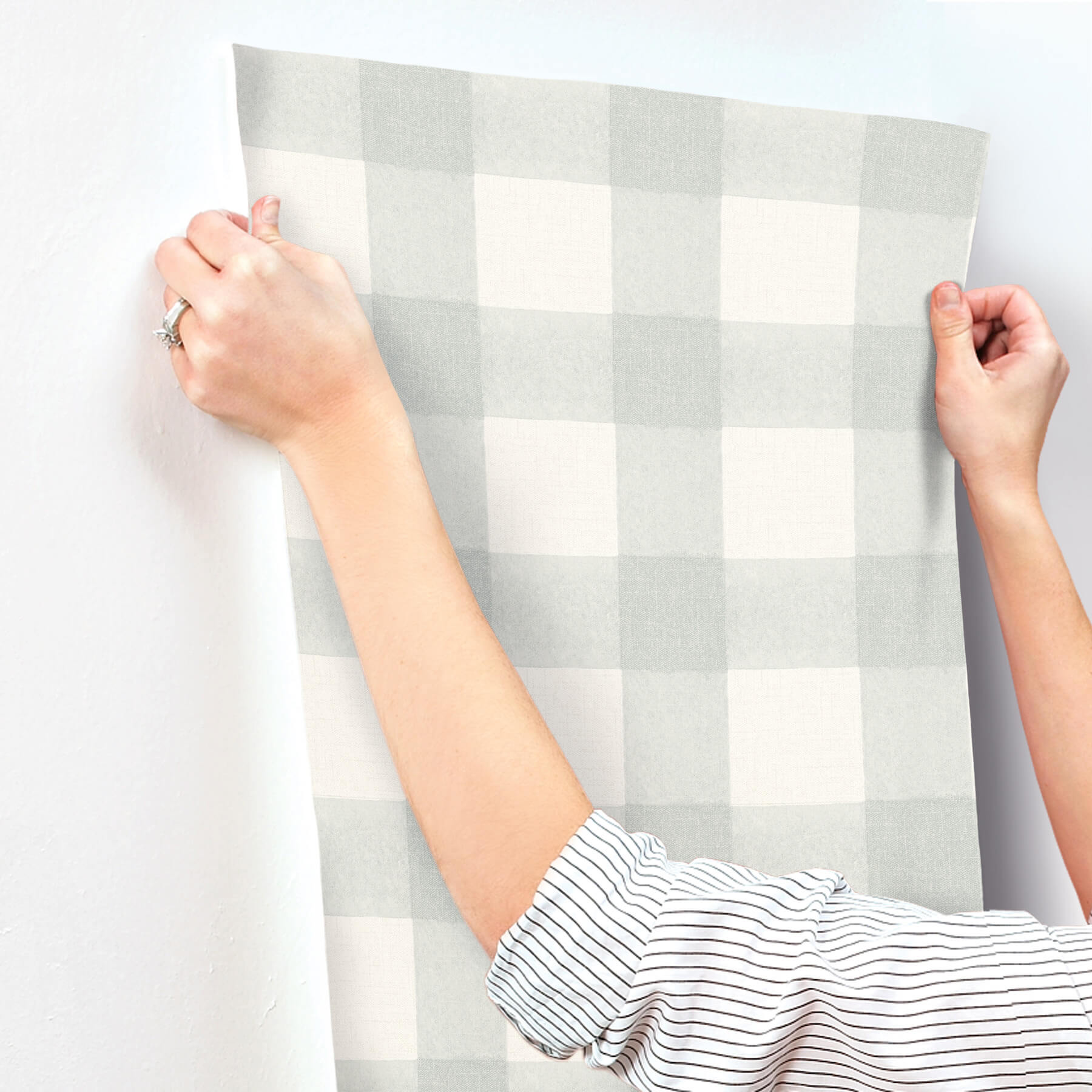 thorpe-aqua-plaid-wallpaper-york-wallcoverings-4192-83419 - York Wallcoverings Wallpaper