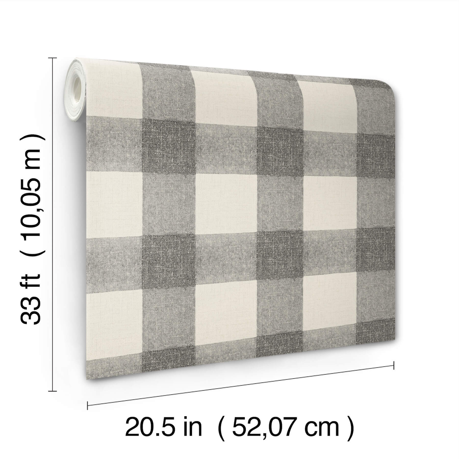 thorpe-charcoal-plaid-wallpaper-york-wallcoverings-4192-83421 - York Wallcoverings Wallpaper