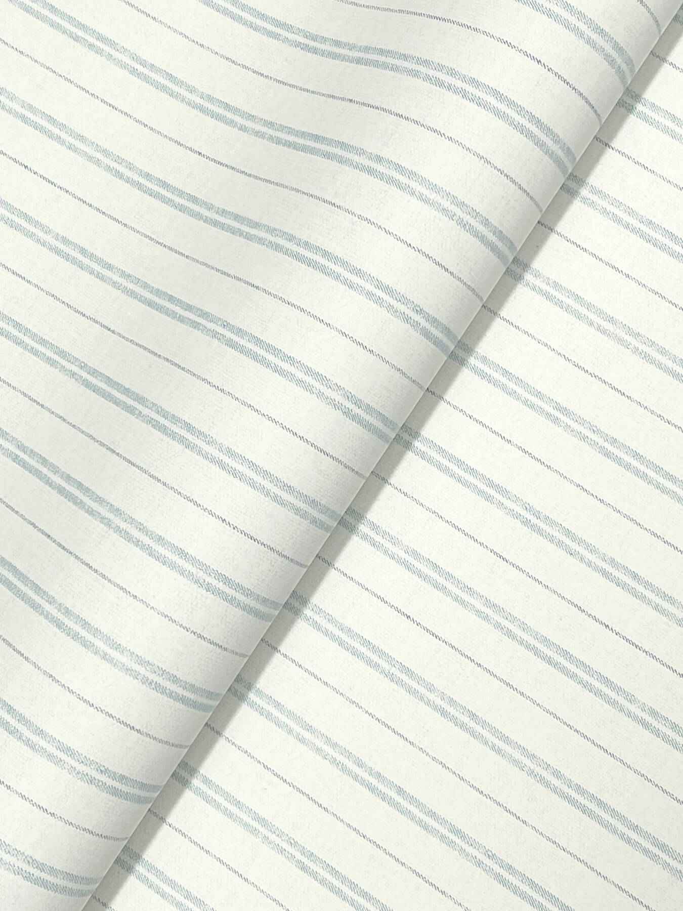 Harville Light Blue Double Stripe Wallpaper - York Wallcoverings - 4192-83426 - York Wallcoverings Wallpaper