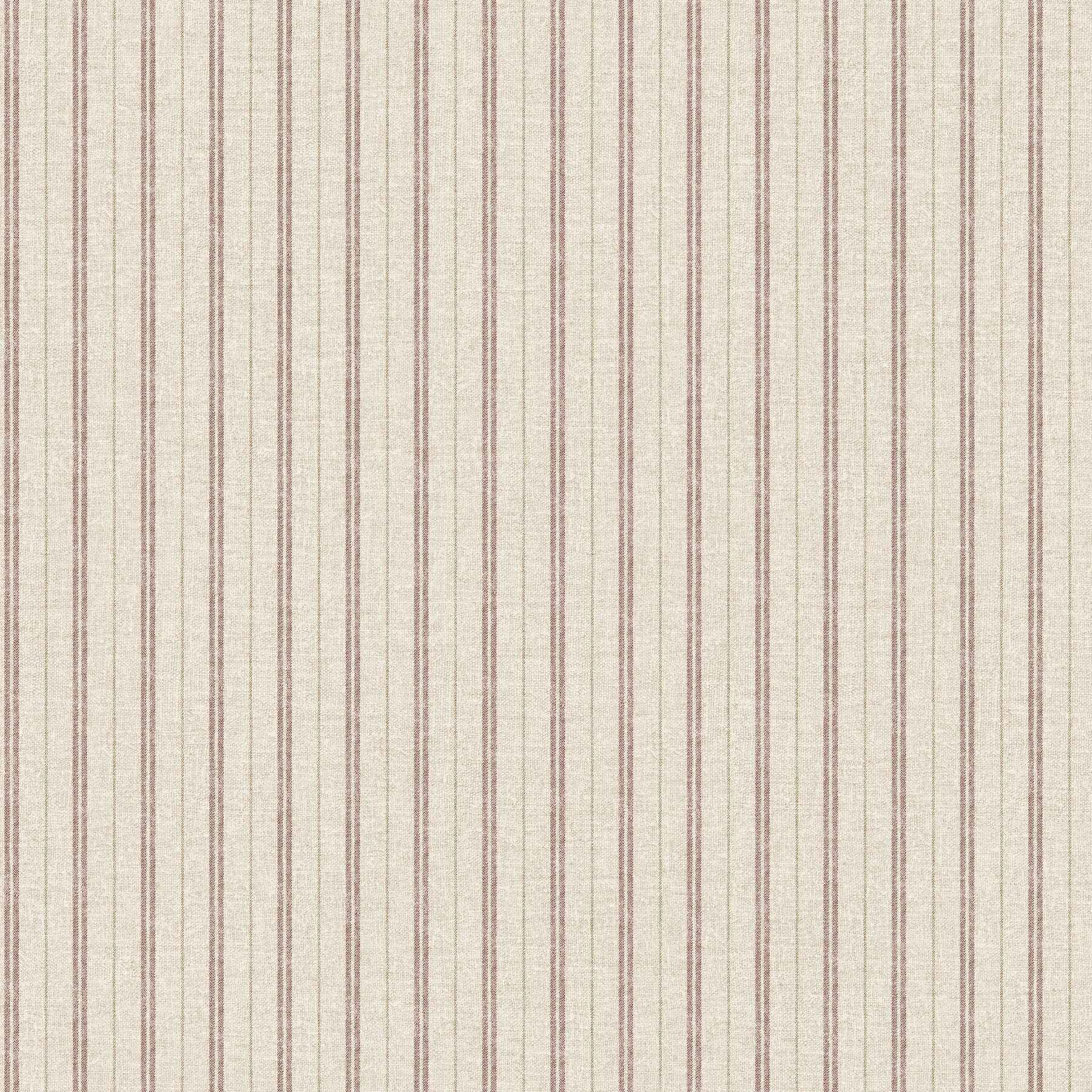 Harville Maroon Double Stripe Wallpaper - York Wallcoverings - 4192-83428
