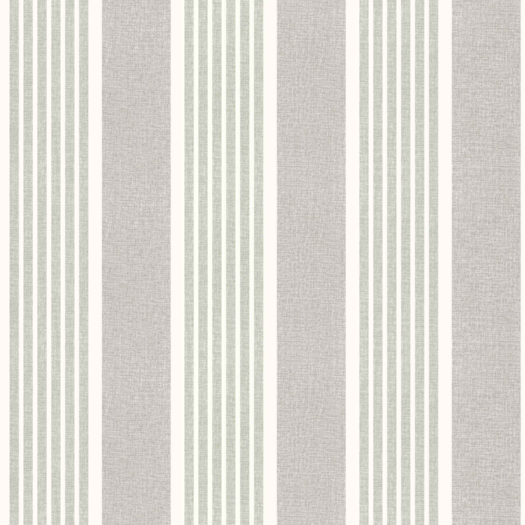 Bingley Green Embellished Stripe Wallpaper - York Wallcoverings - 4192-83432 - York Wallcoverings Wallpaper
