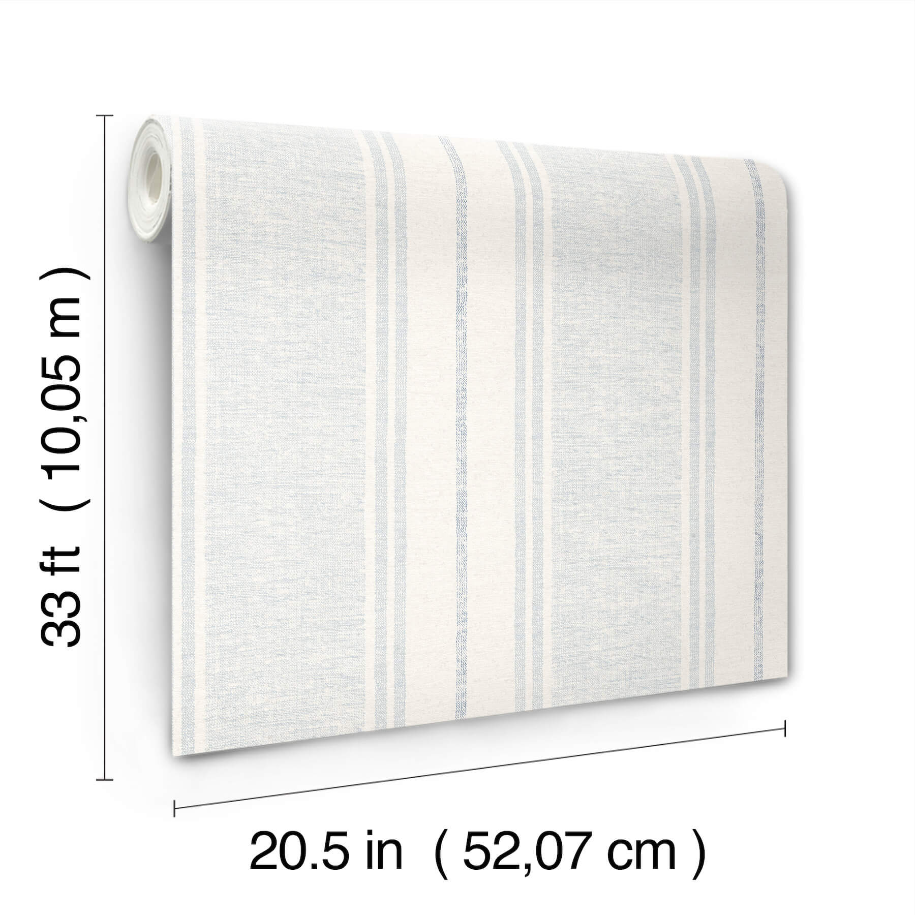 maddox-sky-blue-flannel-stripe-wallpaper-york-wallcoverings-4192-83439 - York Wallcoverings Wallpaper