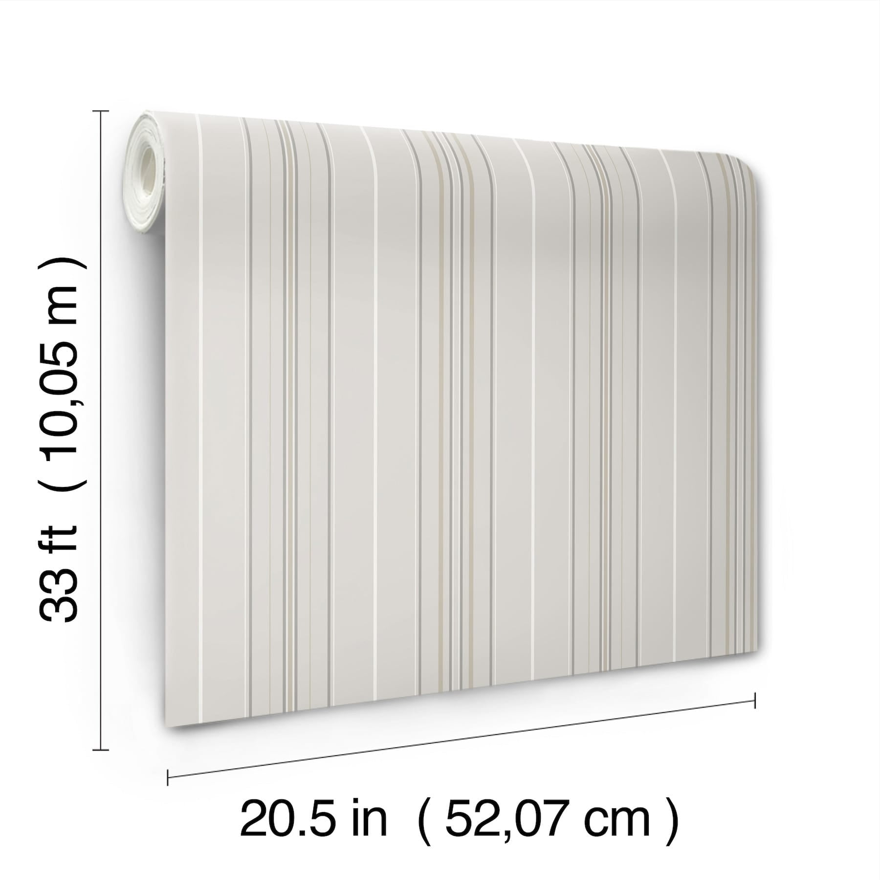 lascelle-light-grey-modern-pinstripe-wallpaper-york-wallcoverings-4192-83451 - York Wallcoverings Wallpaper