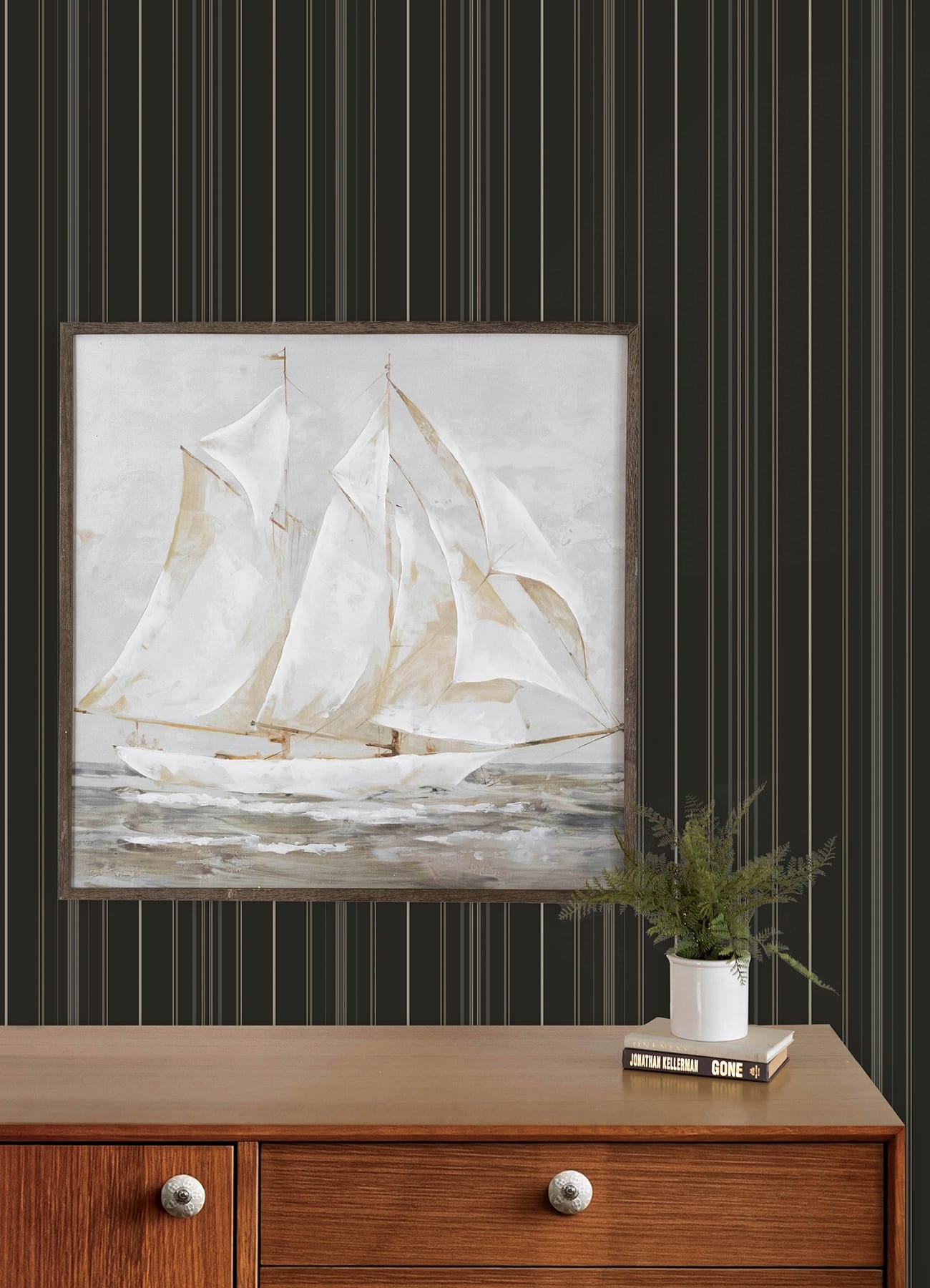 lascelle-black-modern-pinstripe-wallpaper-york-wallcoverings-4192-83453