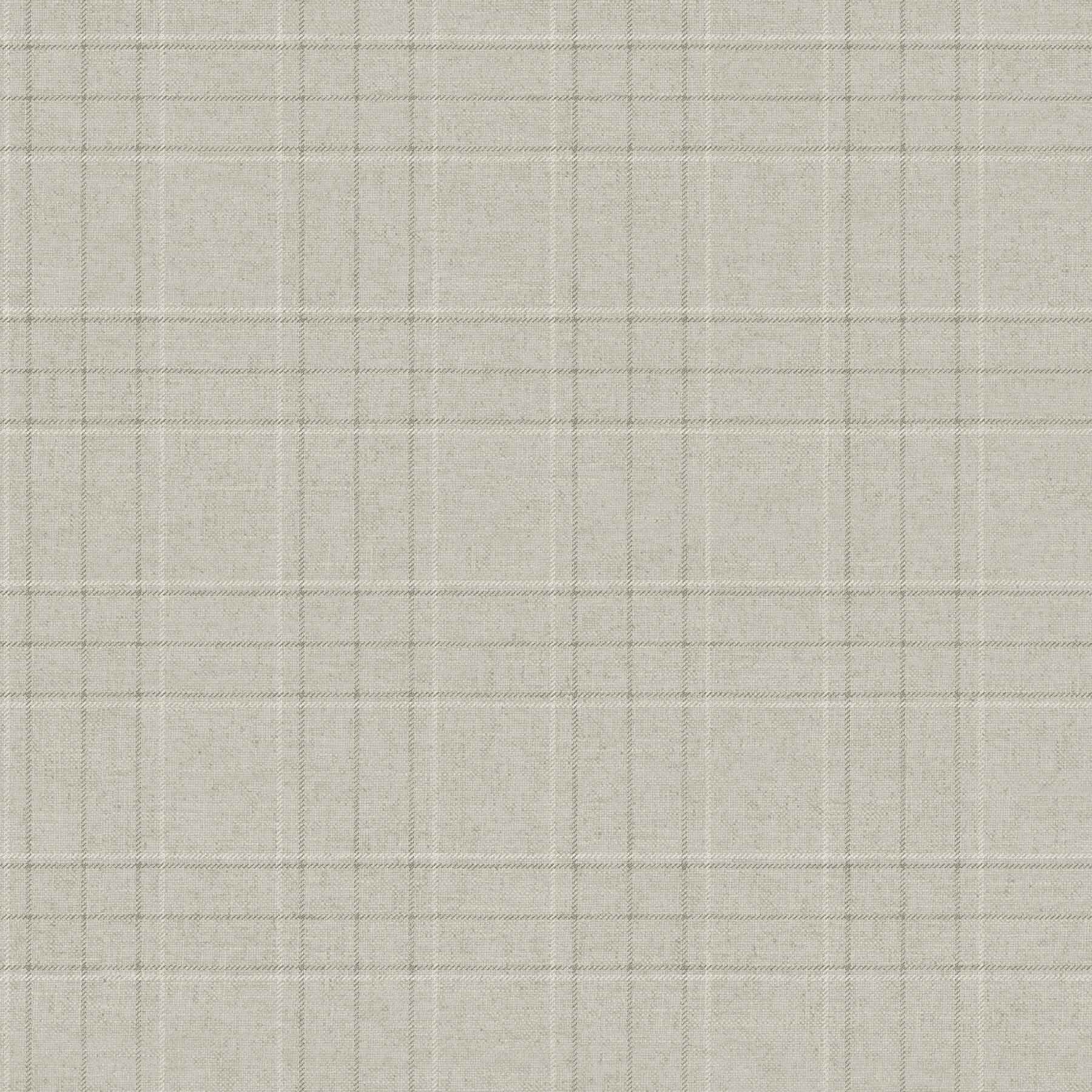 Fox Hollow Light Grey Dashed Plaid Wallpaper - York Wallcoverings - 4192-83456 - York Wallcoverings Wallpaper
