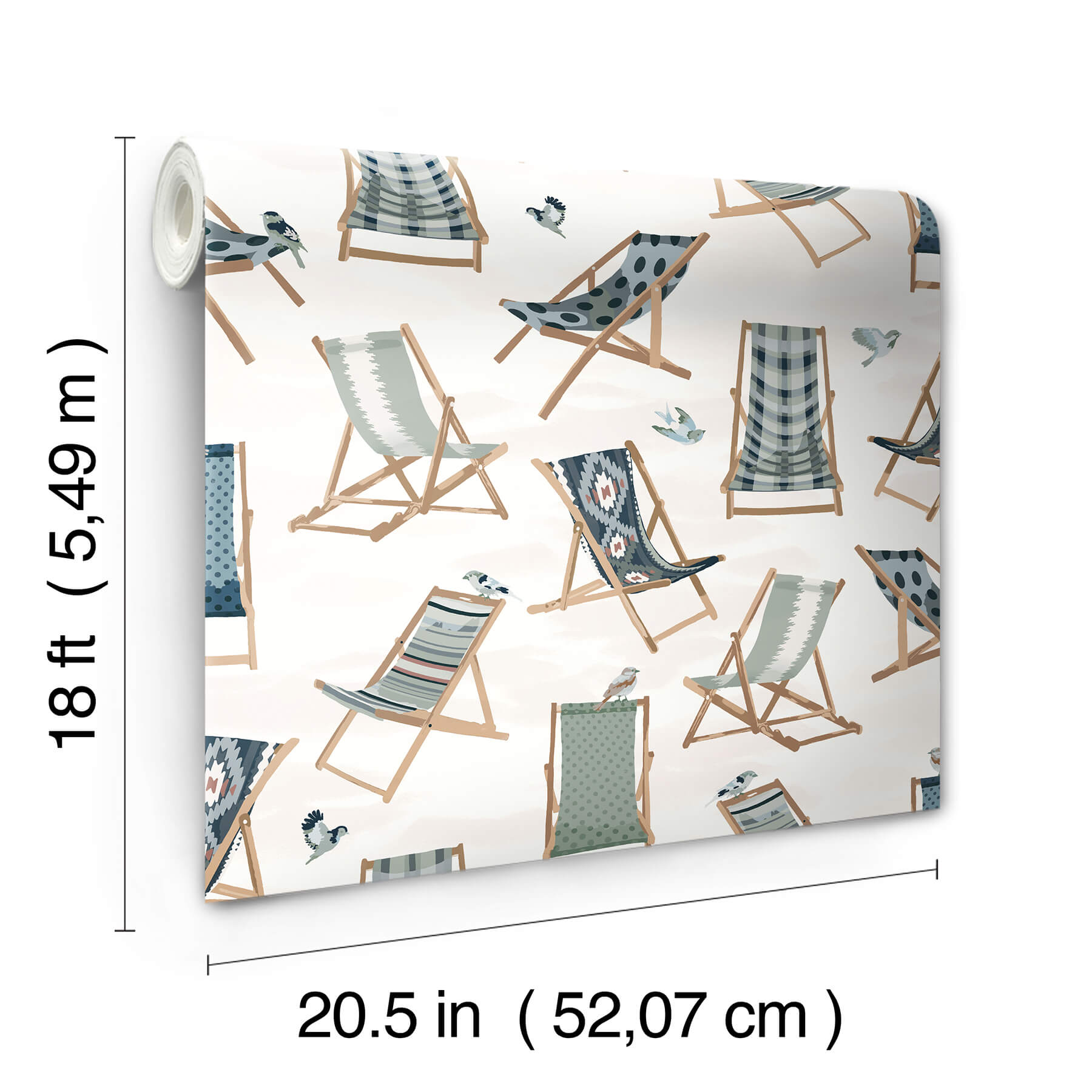 just-lounging-green-peel-and-stick-wallpaper-york-wallcoverings-nus6632 - York Wallcoverings Wallpaper