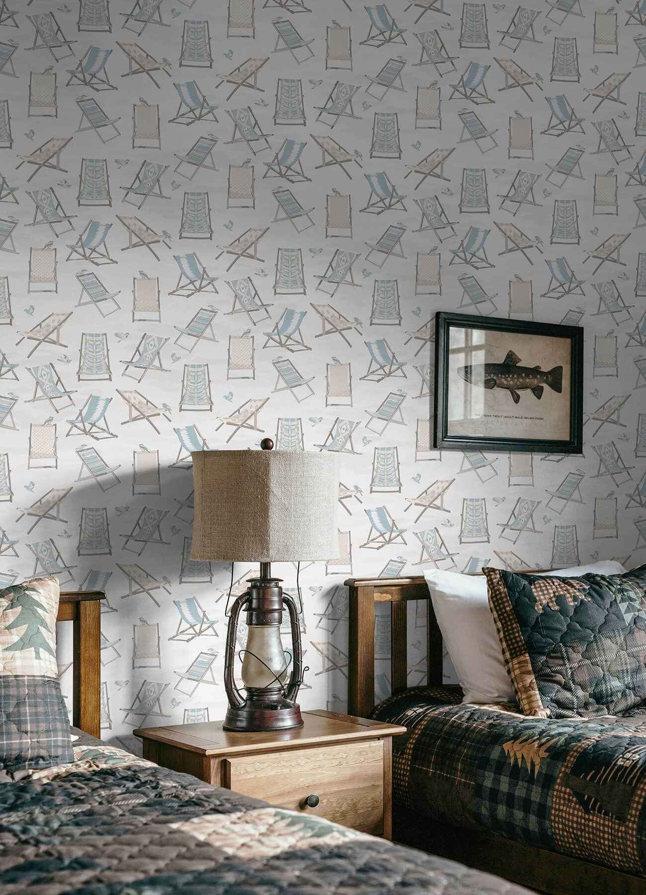 Just Lounging Sand Peel and Stick Wallpaper - York Wallcoverings - NUS6633 - York Wallcoverings Wallpaper
