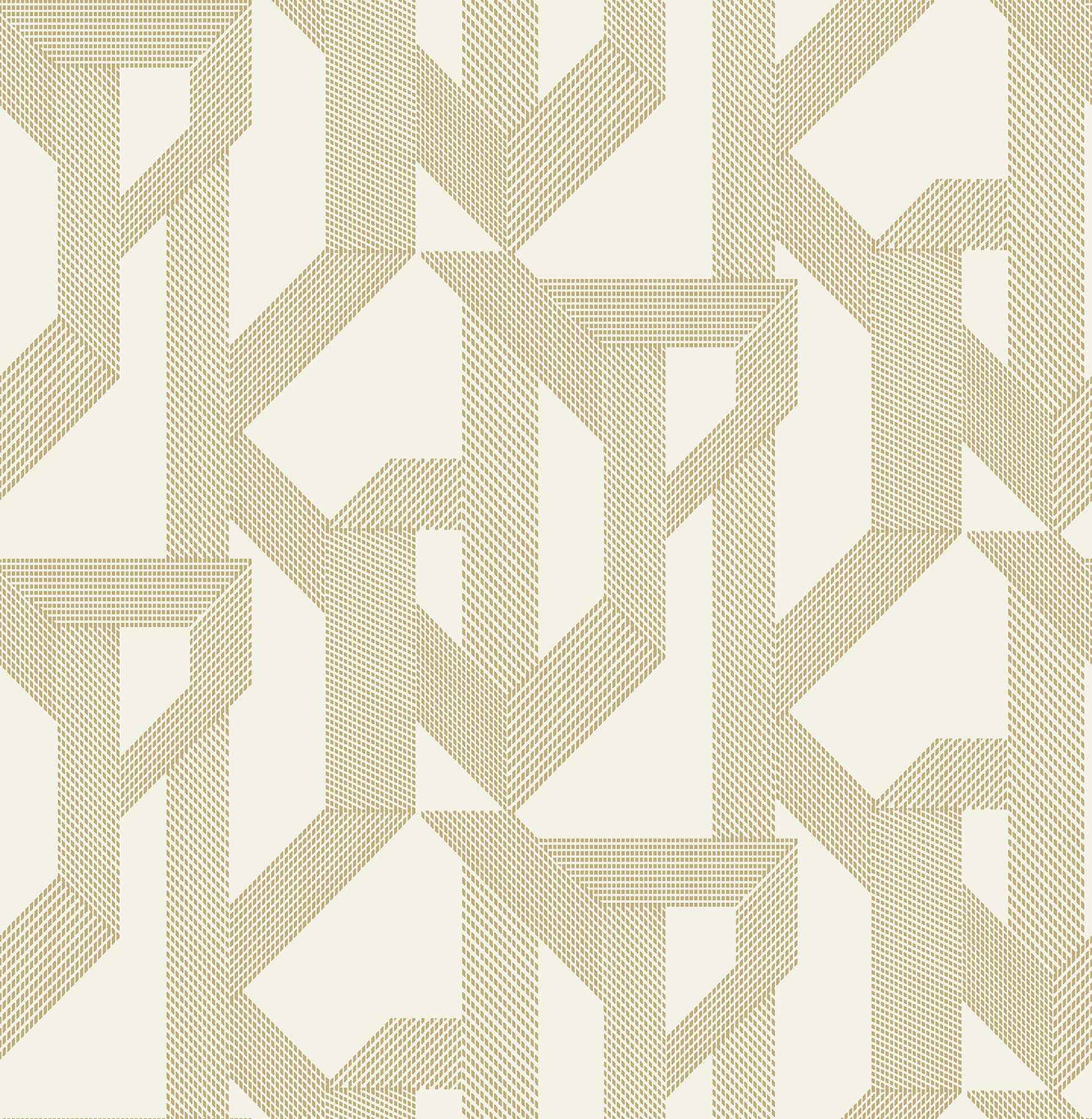 Franz Gold Geometric Wallpaper - York Wallcoverings - 4198-27803 - York Wallcoverings Wallpaper