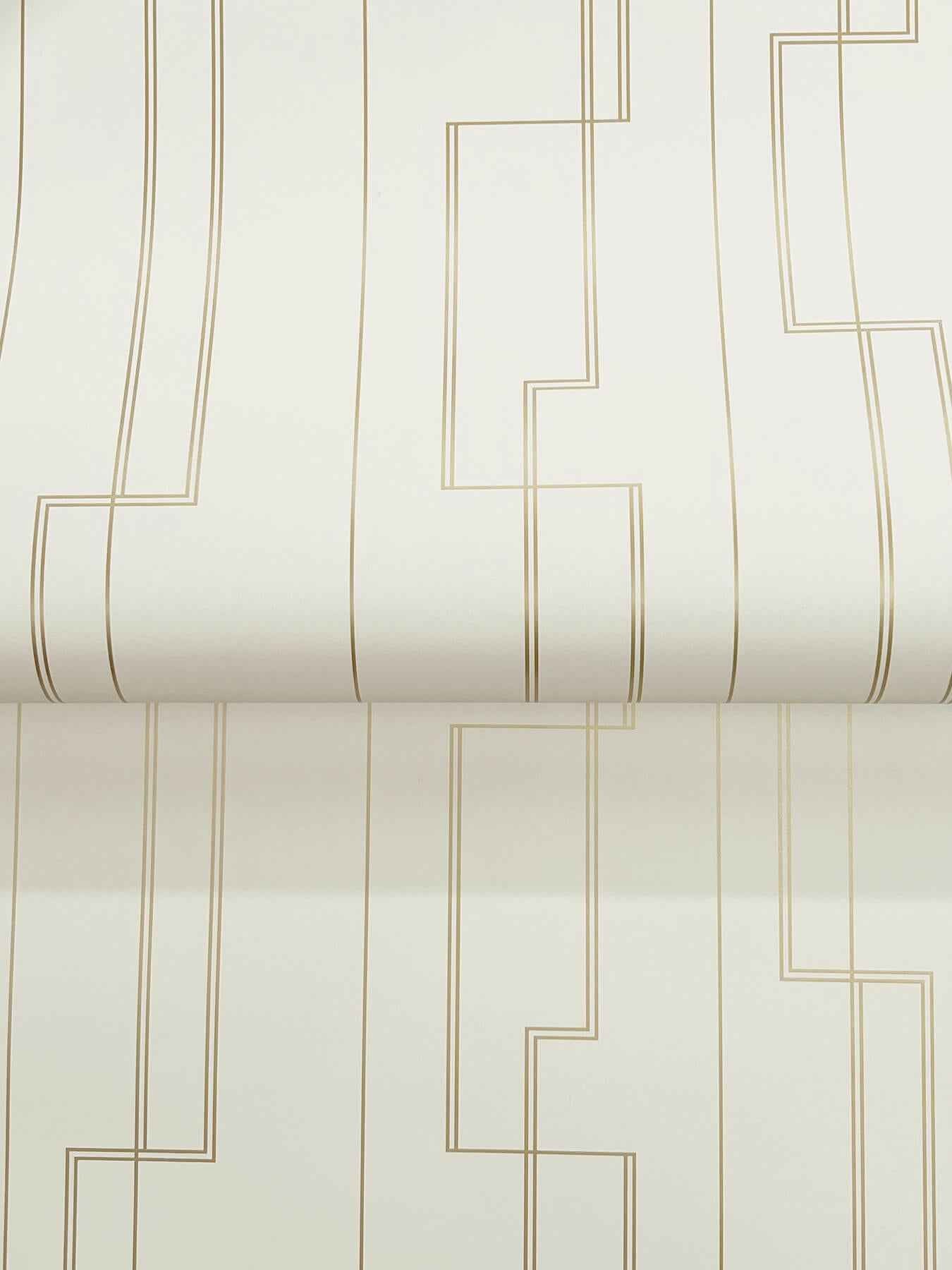 Anson Ivory Deco Detailing Wallpaper - York Wallcoverings - 4198-27810 - York Wallcoverings Wallpaper