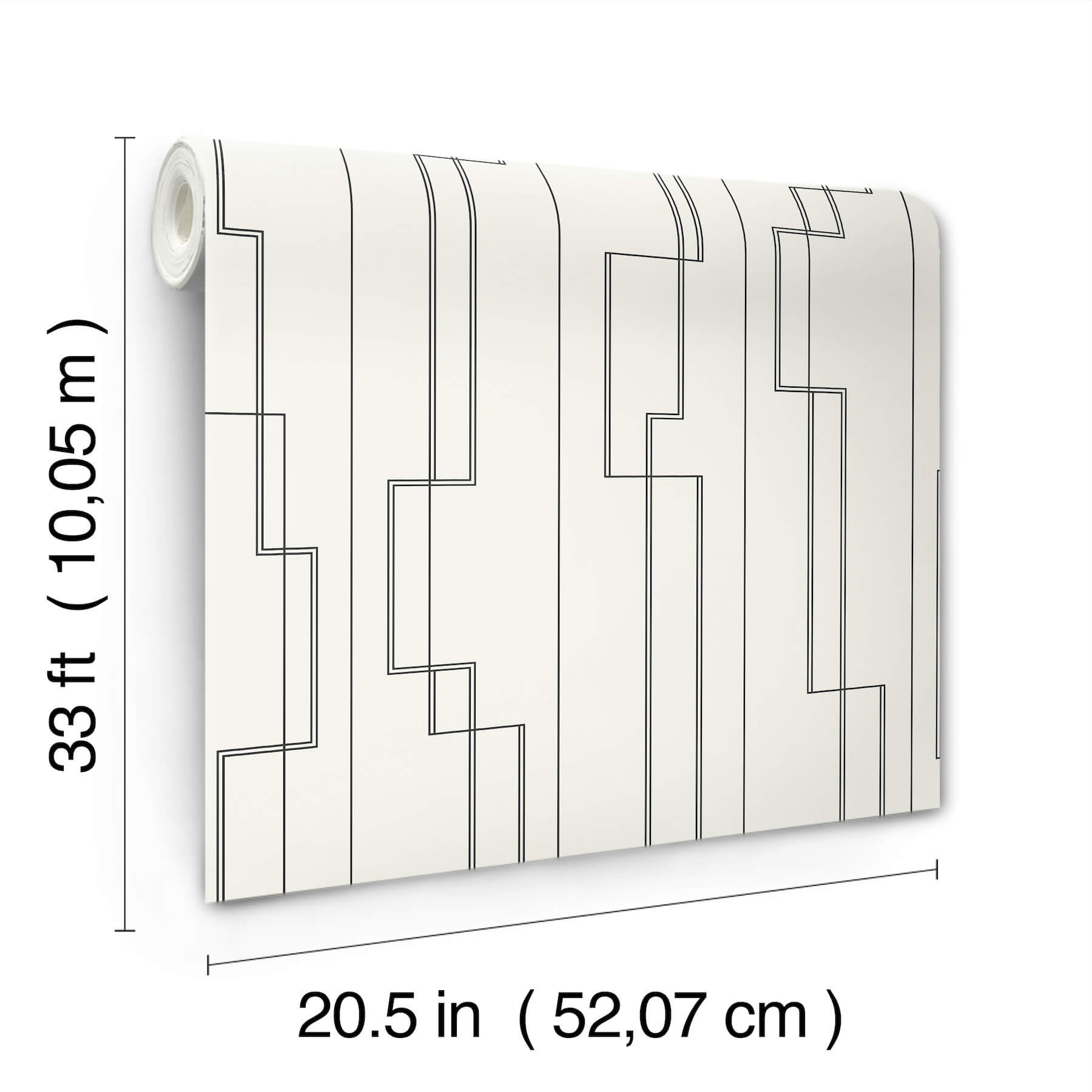 anson-black-deco-detailing-wallpaper-york-wallcoverings-4198-27811 - York Wallcoverings Wallpaper