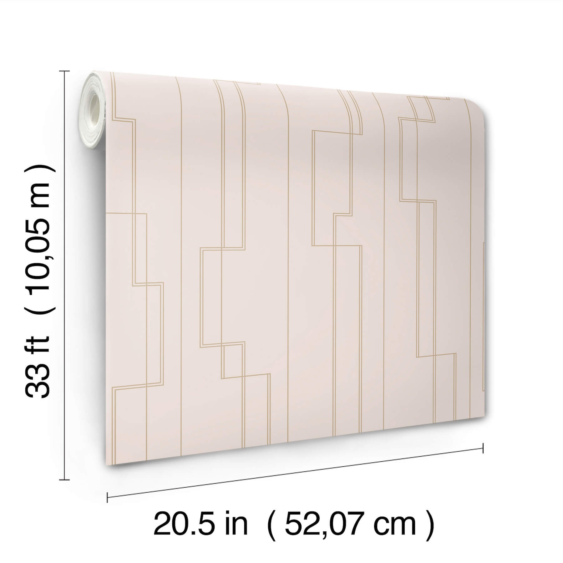 anson-blush-deco-detailing-wallpaper-york-wallcoverings-4198-27813 - York Wallcoverings Wallpaper