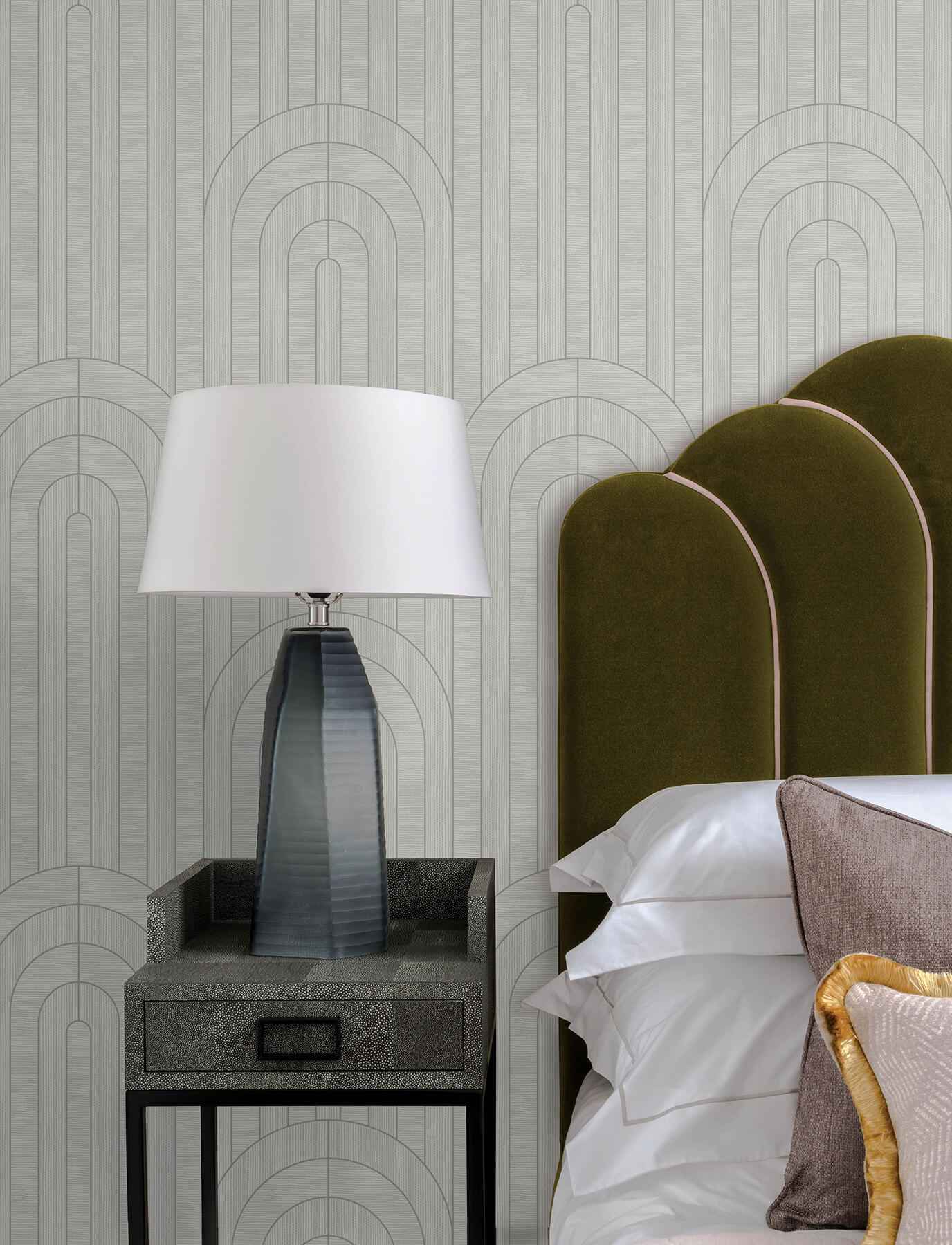 Declan Dove Textured Arches Wallpaper - York Wallcoverings - 4198-27823 - York Wallcoverings Wallpaper