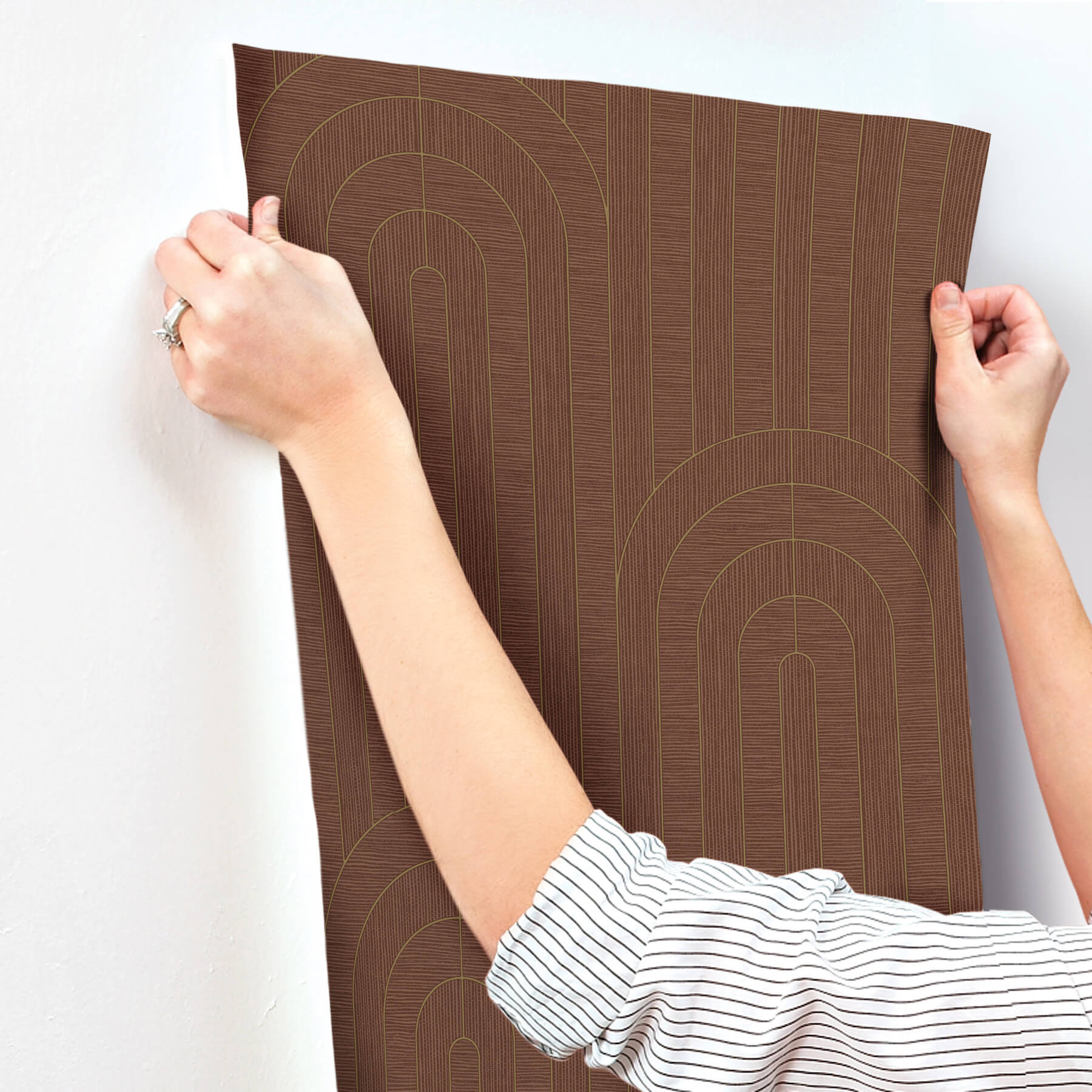 declan-maroon-textured-arches-wallpaper-york-wallcoverings-4198-27825 - York Wallcoverings Wallpaper